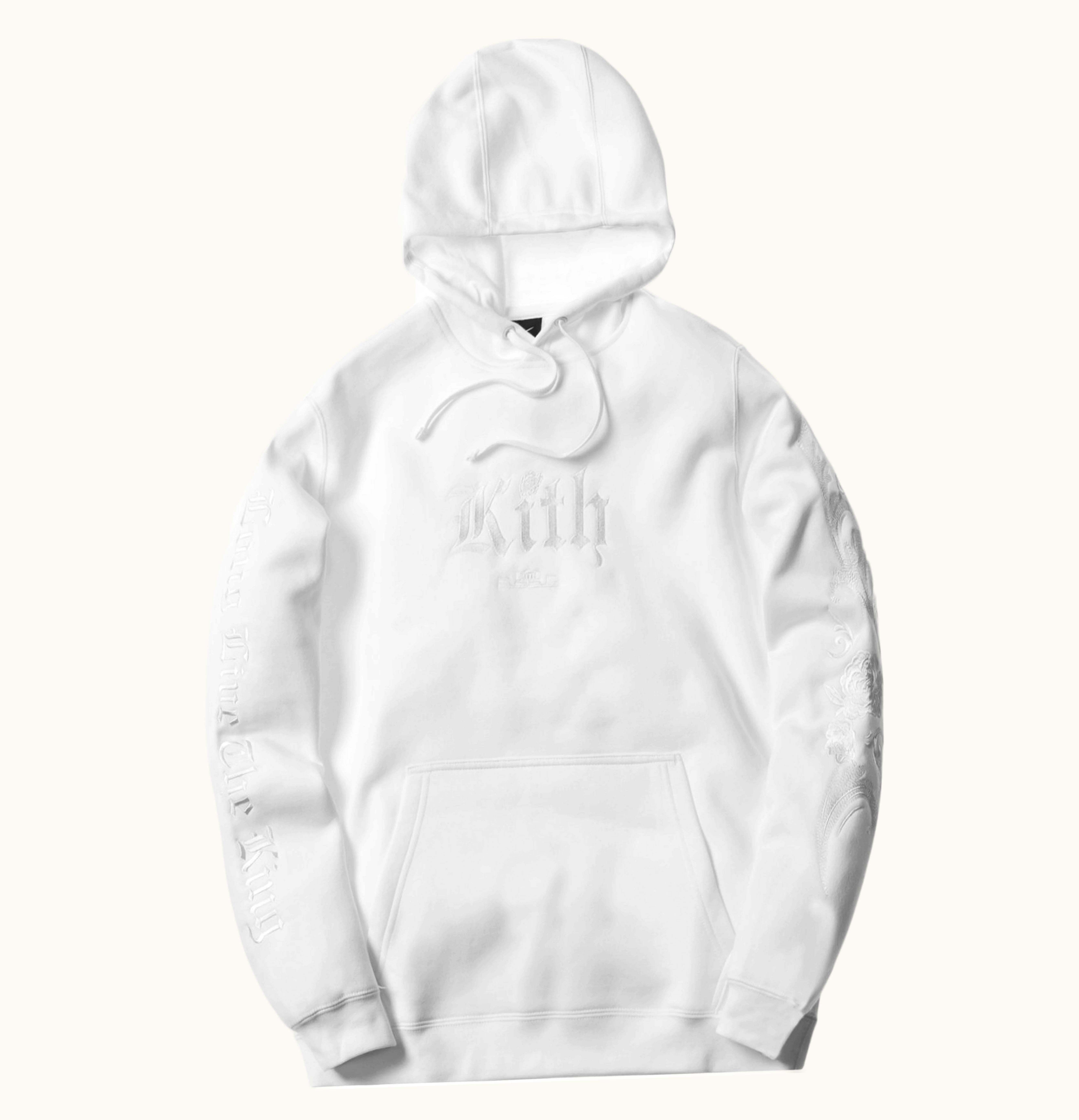 Kith Kith Nike Lebron Cloak Hoodie Triple White