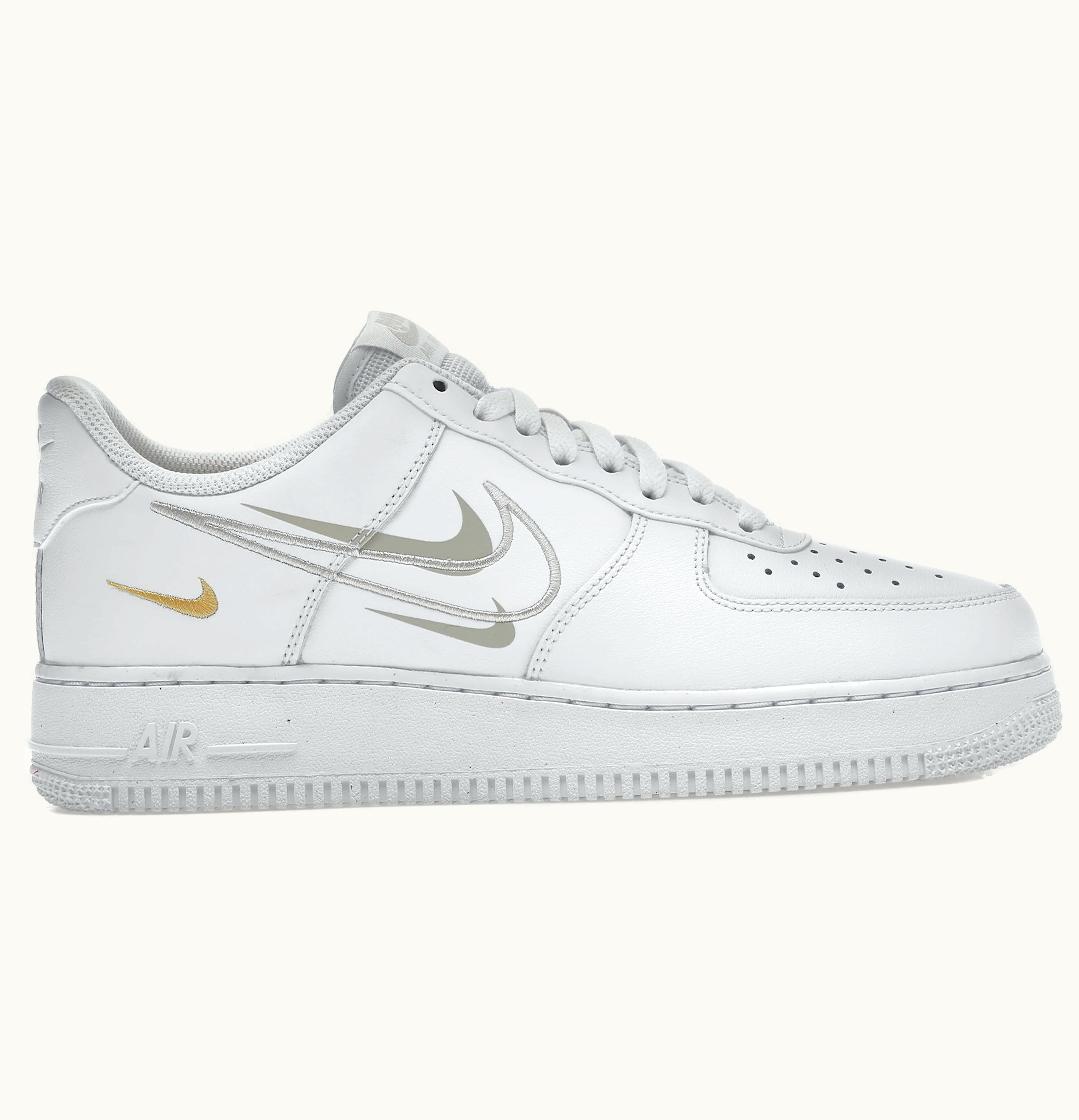 Nike Nike Air Force 1 Low Multi Swoosh White Yellow