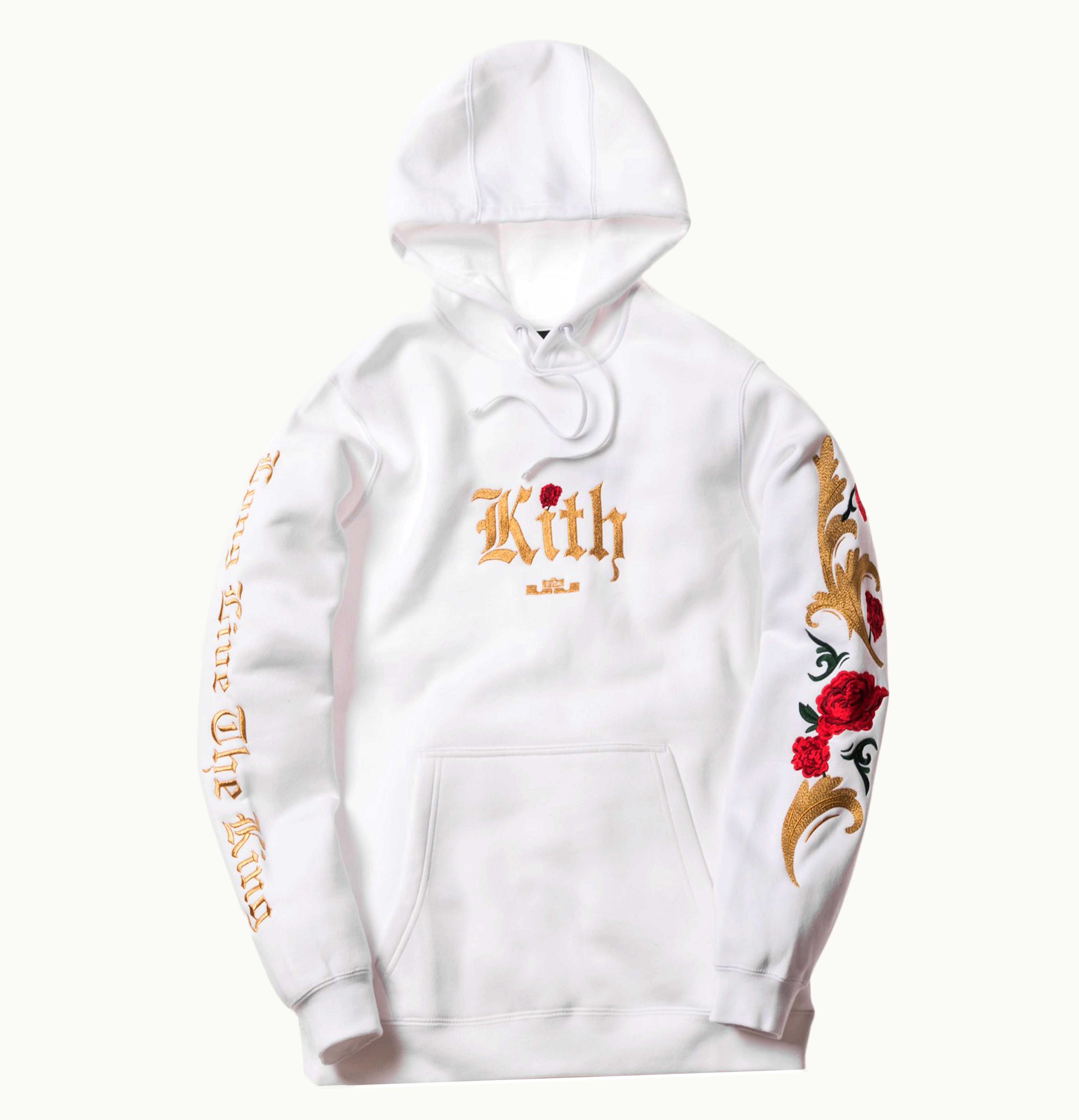Kith Kith Nike Lebron Cloak Hoodie White Multi
