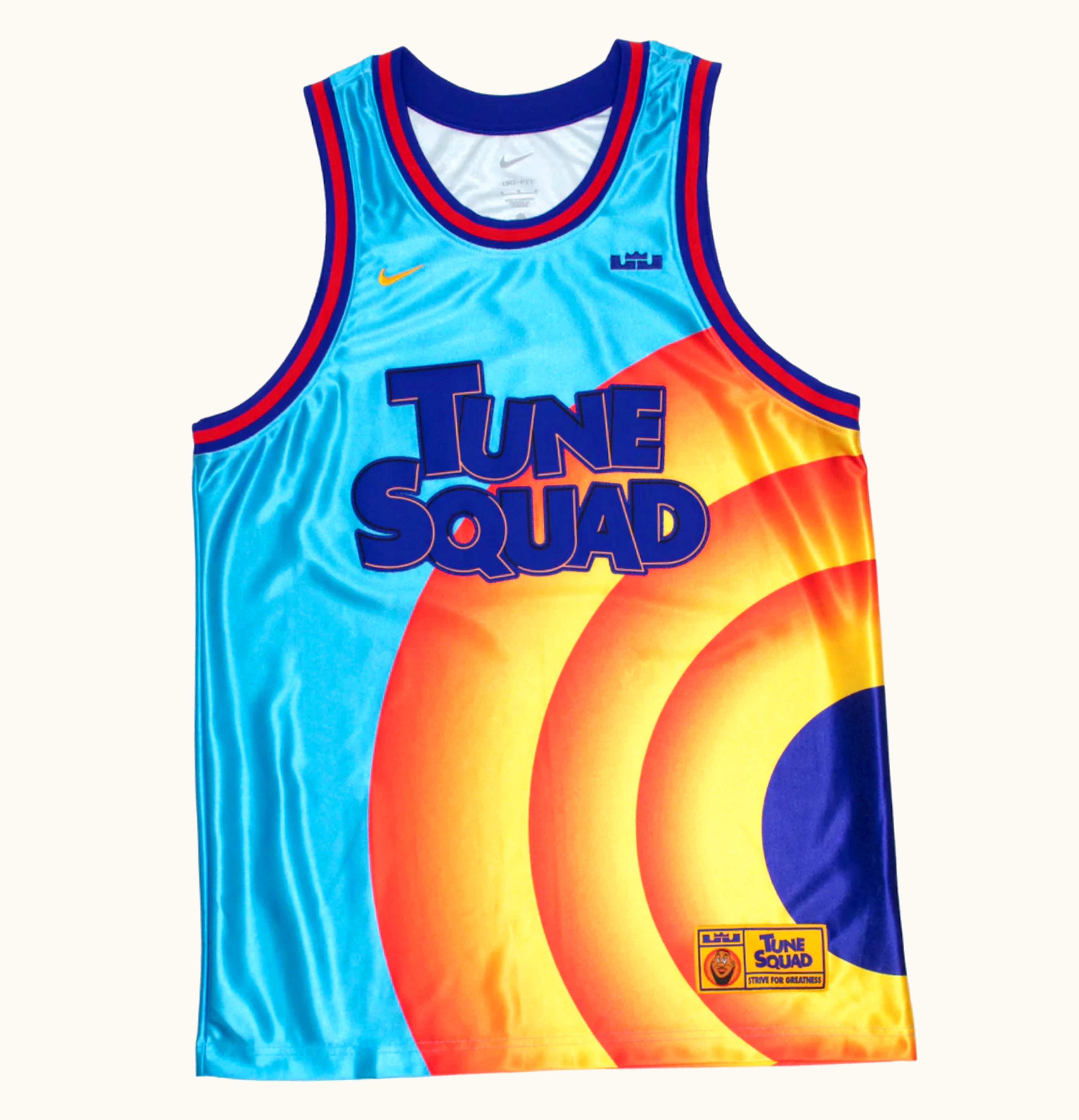 Nike Nike LeBron x Space Jam Tune Squad Jersey Asia Sizing Light Blue Fury