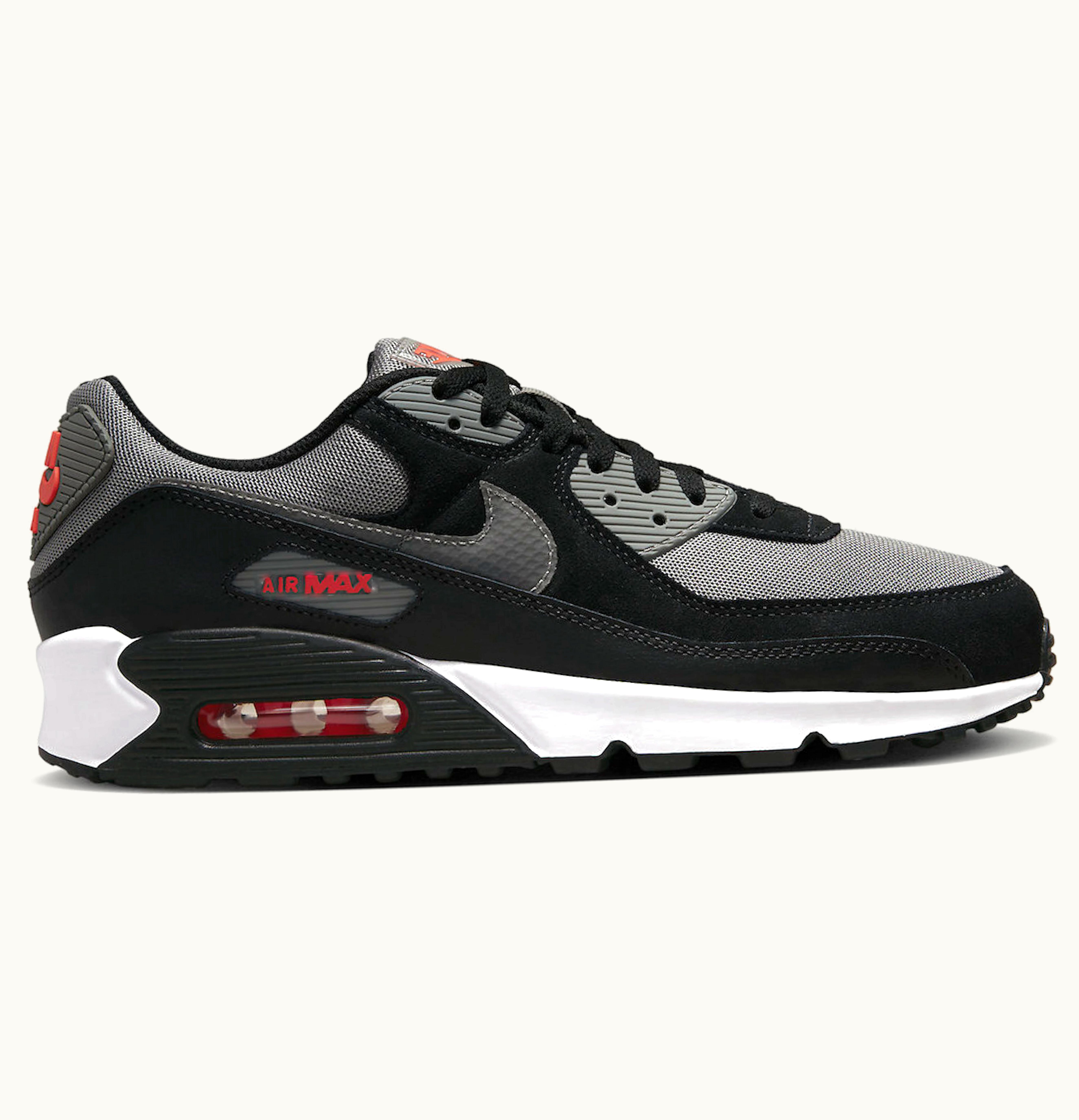 Nike Nike Air Max 90 Grey Black Red 2022