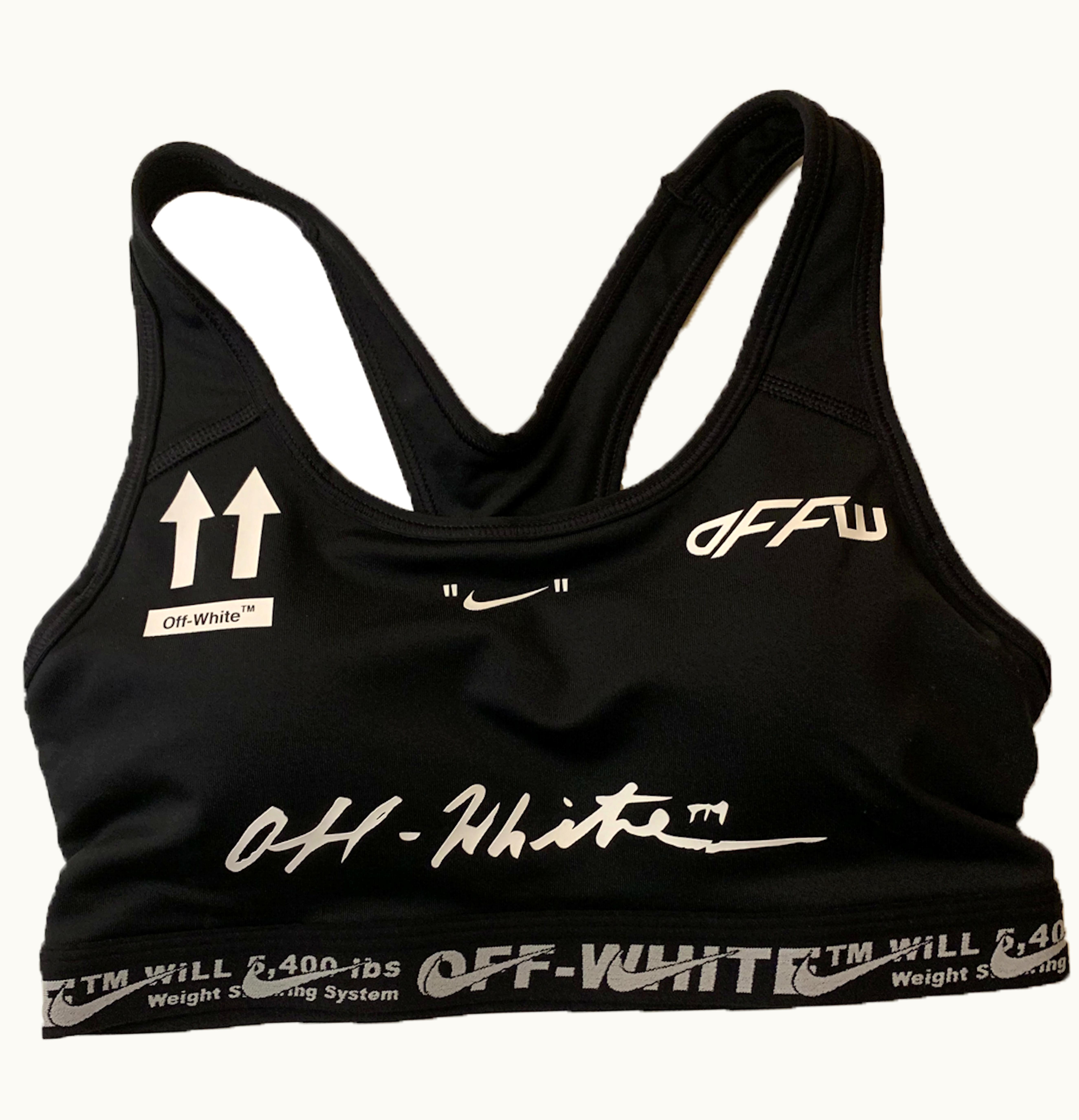 OFF-WHITE OFF WHITE Nike Sports Bra Black