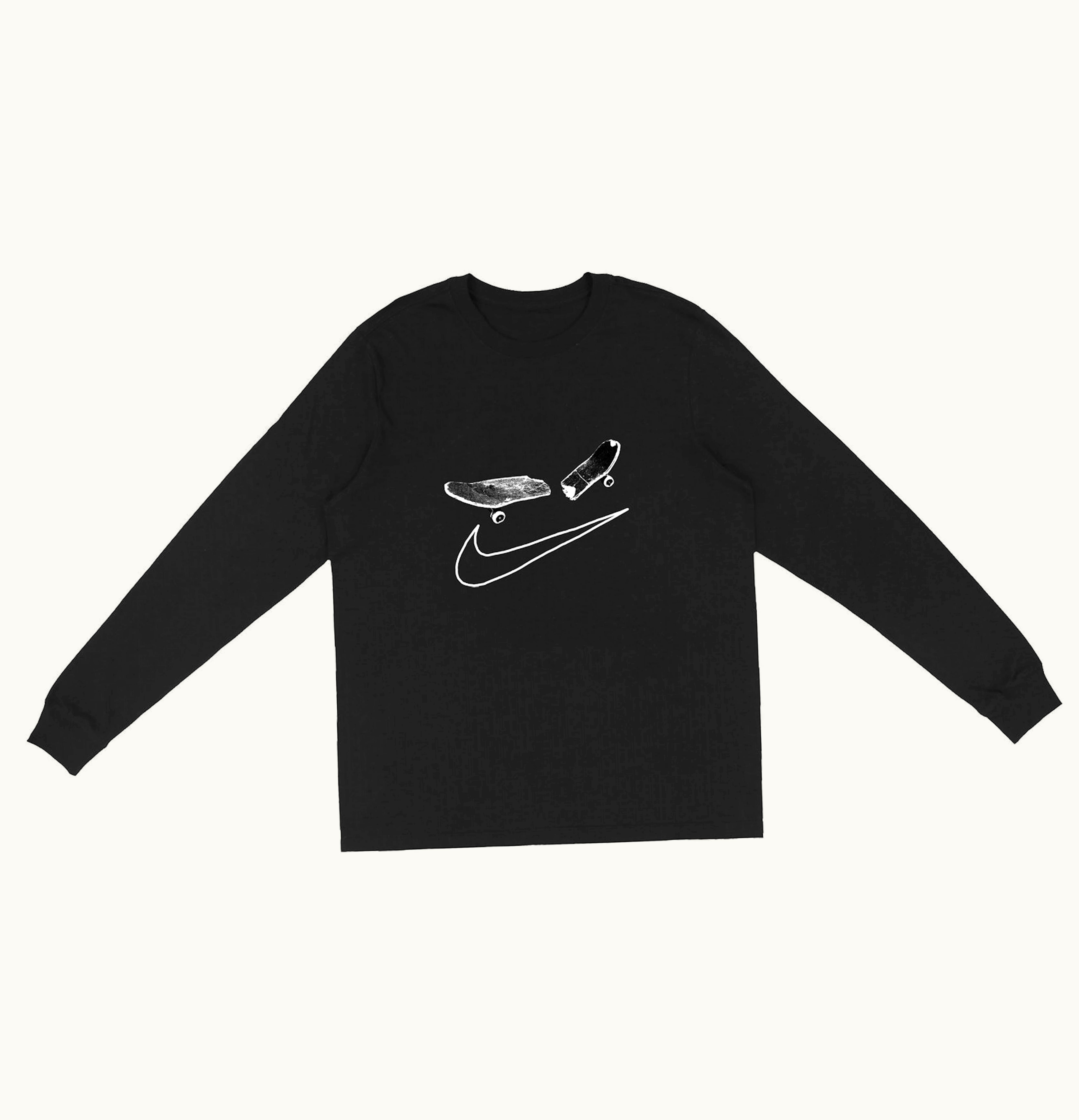Travis Scott Travis Scott Cactus Jack For Nike SB Longsleeve T Shirt I Black