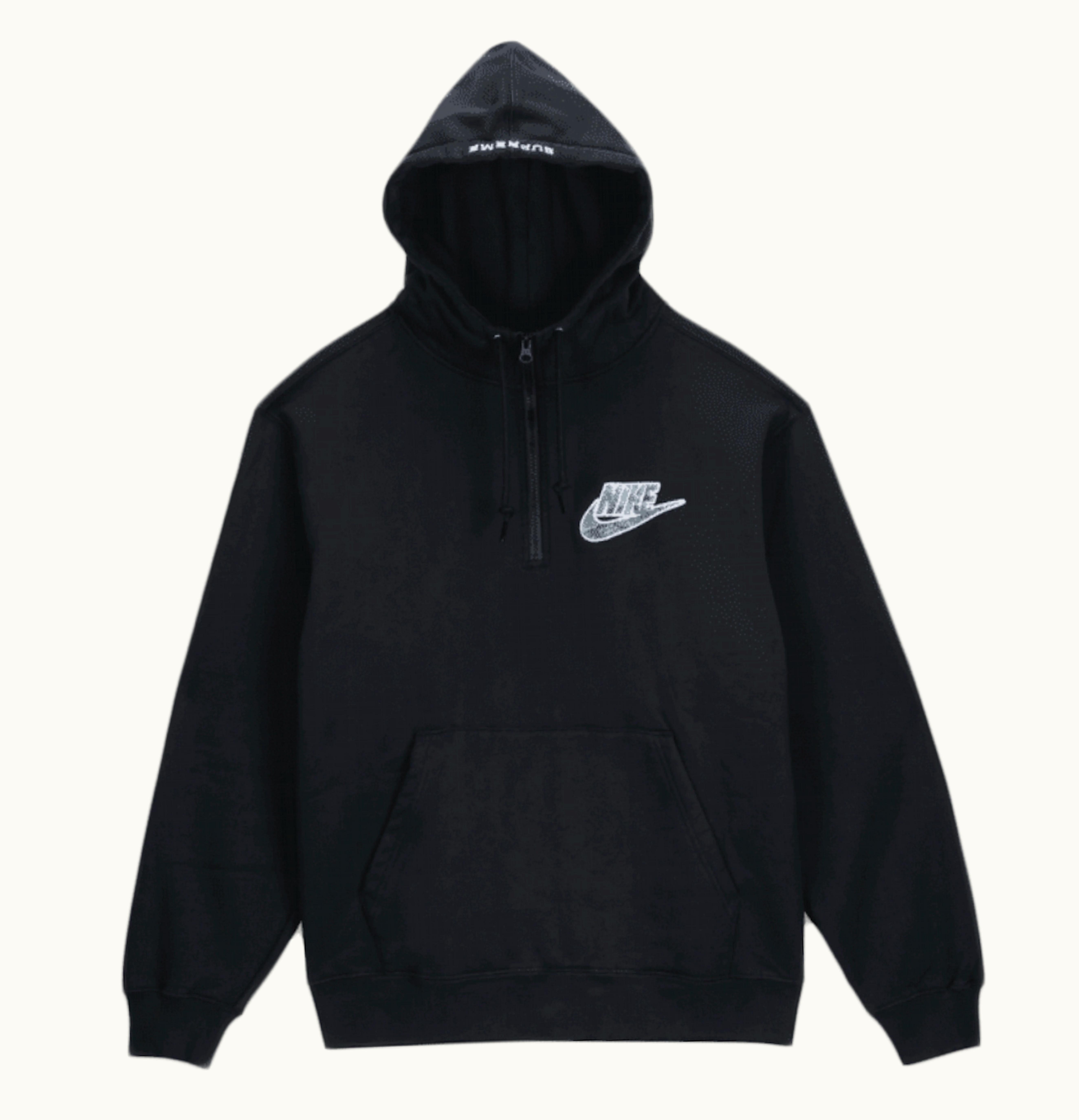 Supreme Supreme Nike Half Zip Hooded Sweatshirt Black