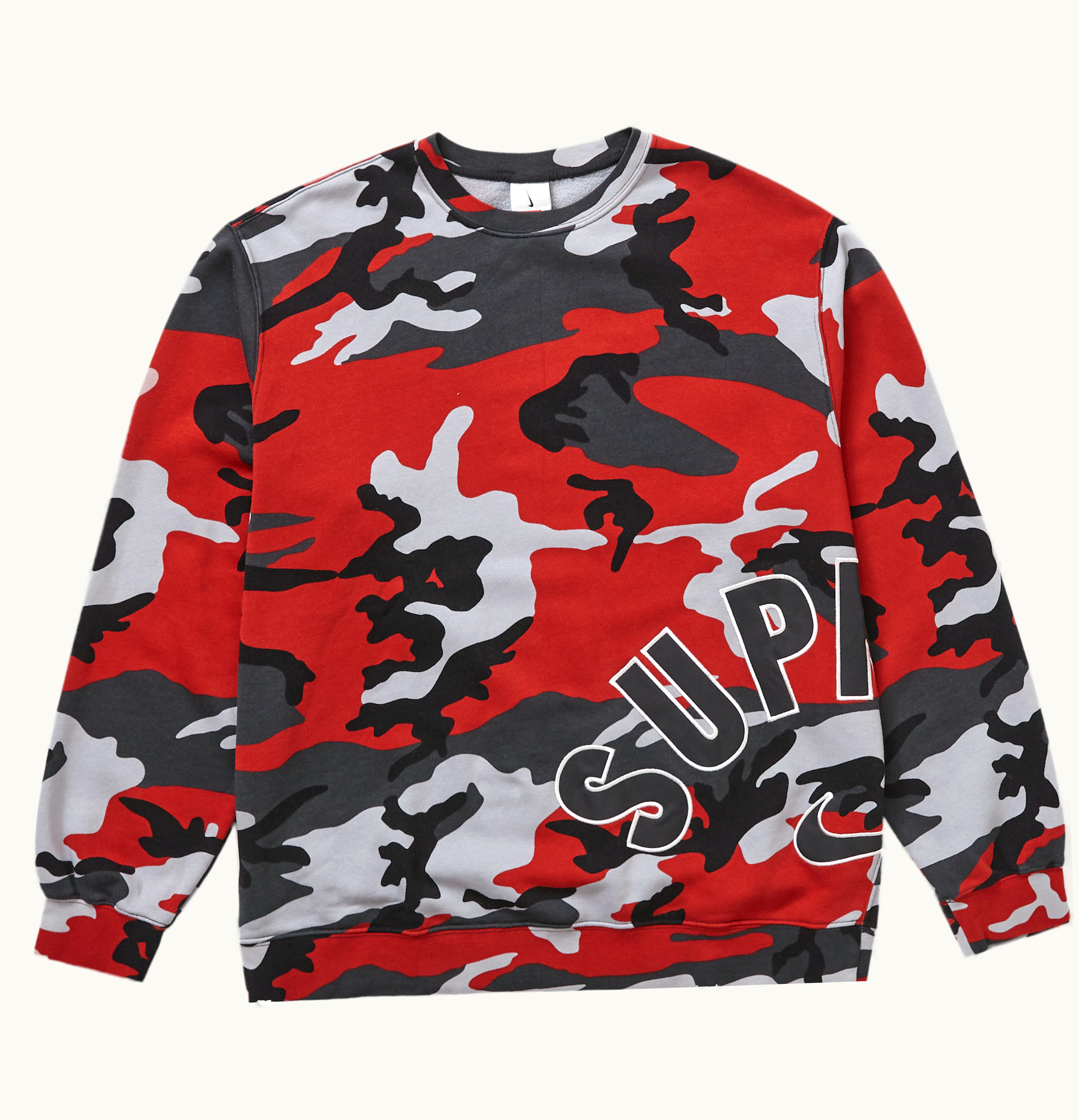 Supreme Supreme Nike Arc Crewneck Red Camo