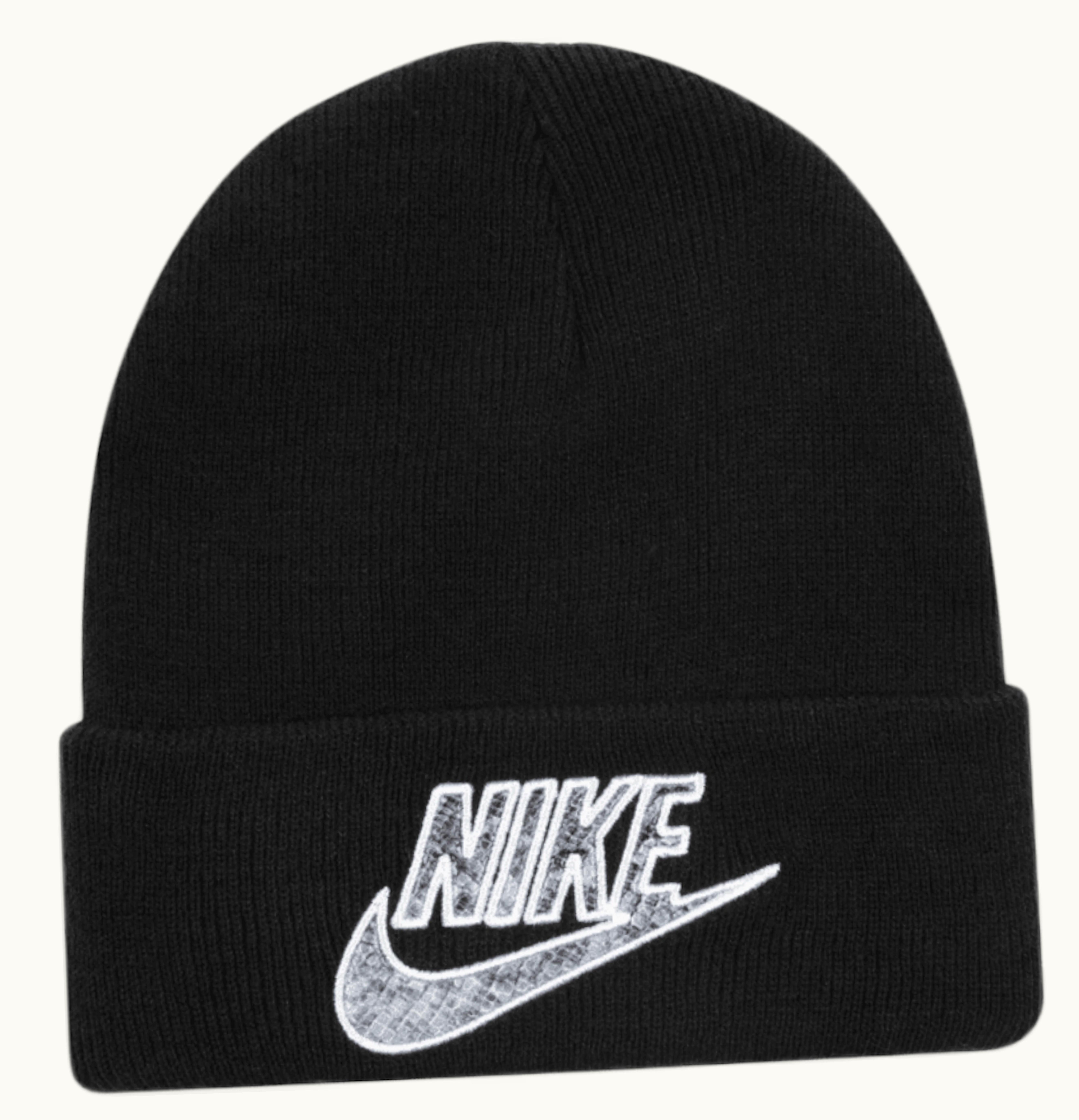 Supreme Supreme Nike Snakeskin Beanie Black