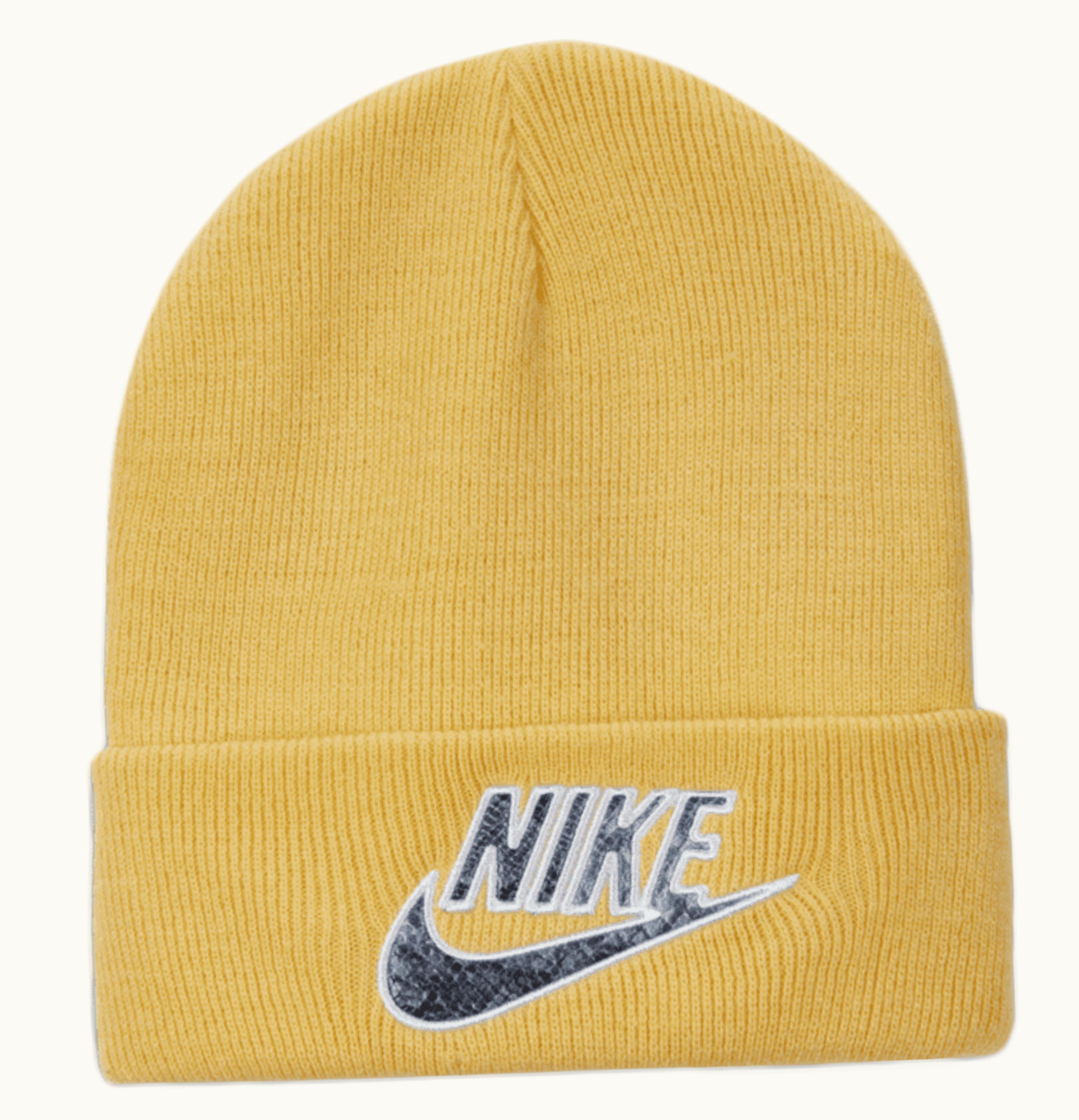 Supreme Supreme Nike Snakeskin Beanie Pale Yellow