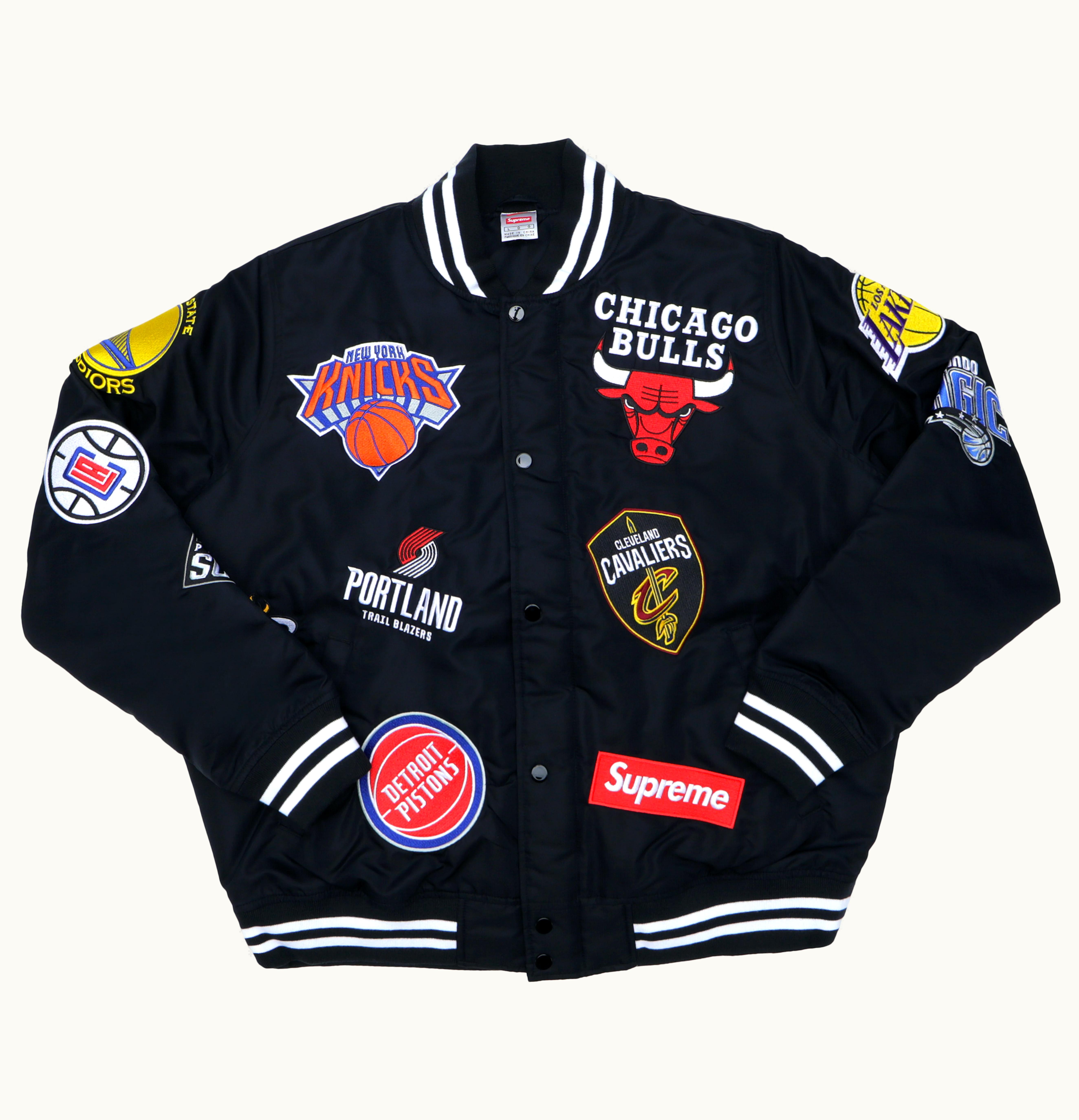 Supreme Supreme NikeNBA Teams Warm Up Jacket Black