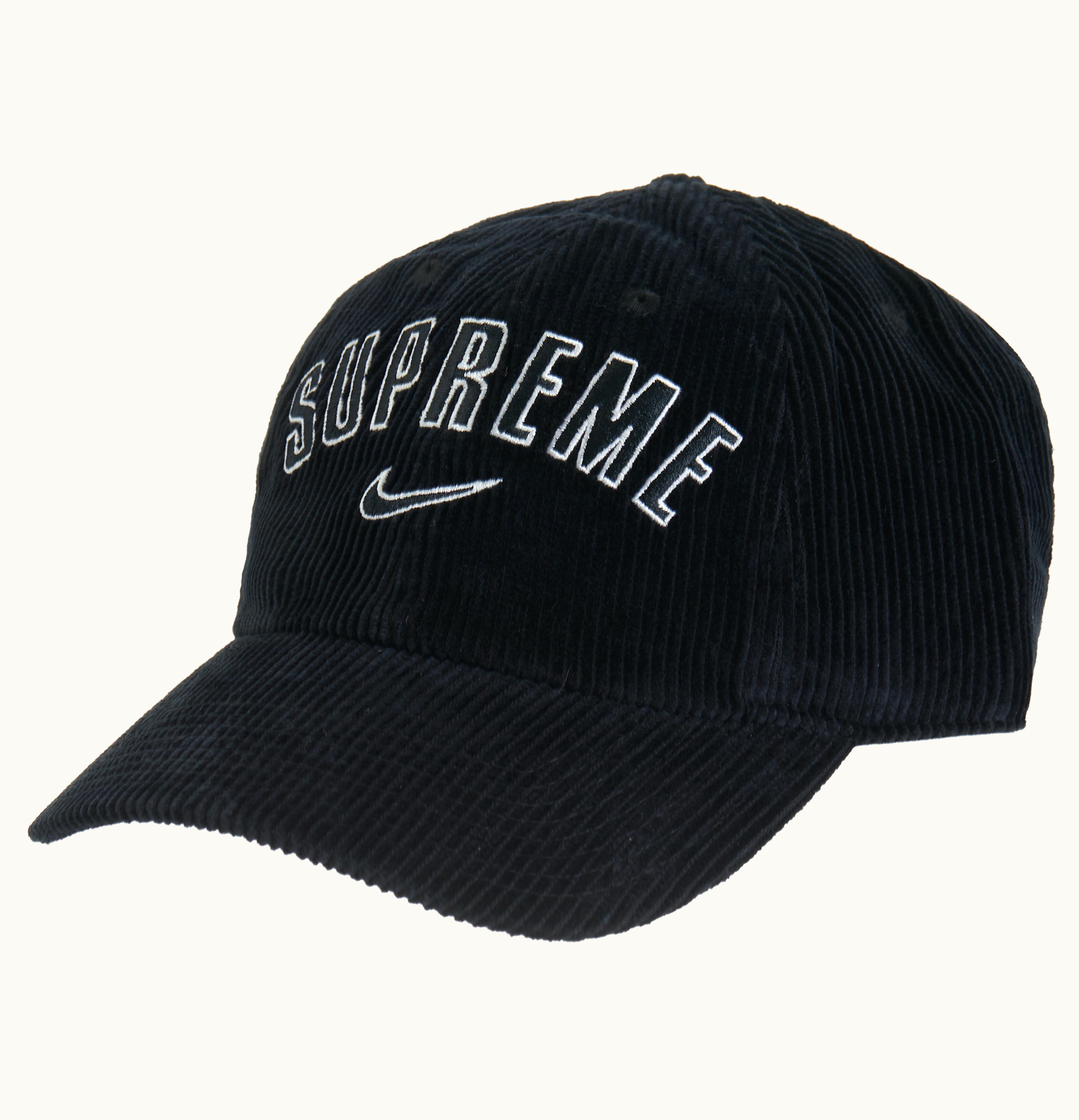 Supreme Supreme Nike Arc Corduroy 6 Panel Black