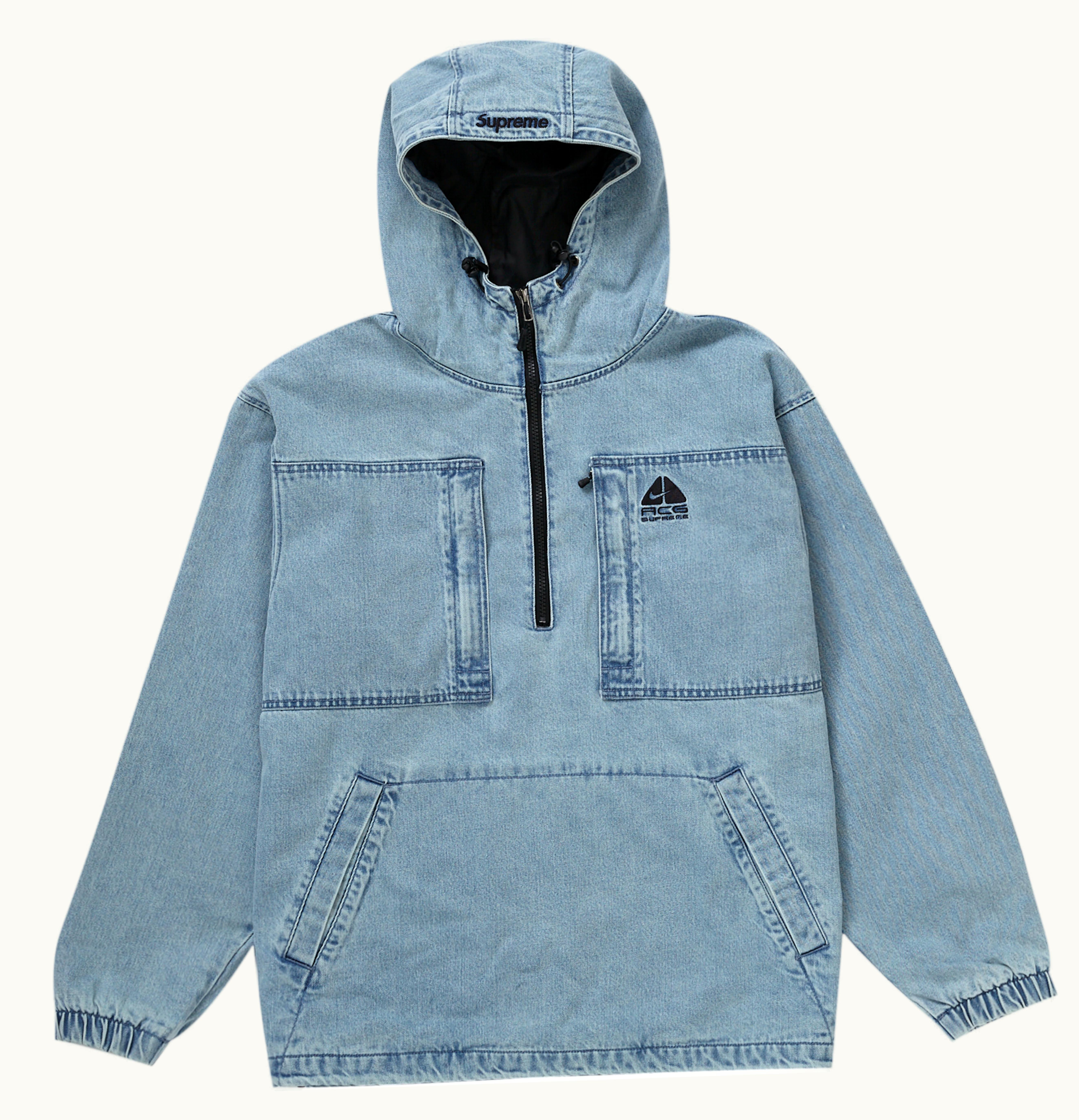 Supreme Supreme Nike ACG Denim Pullover Washed Blue