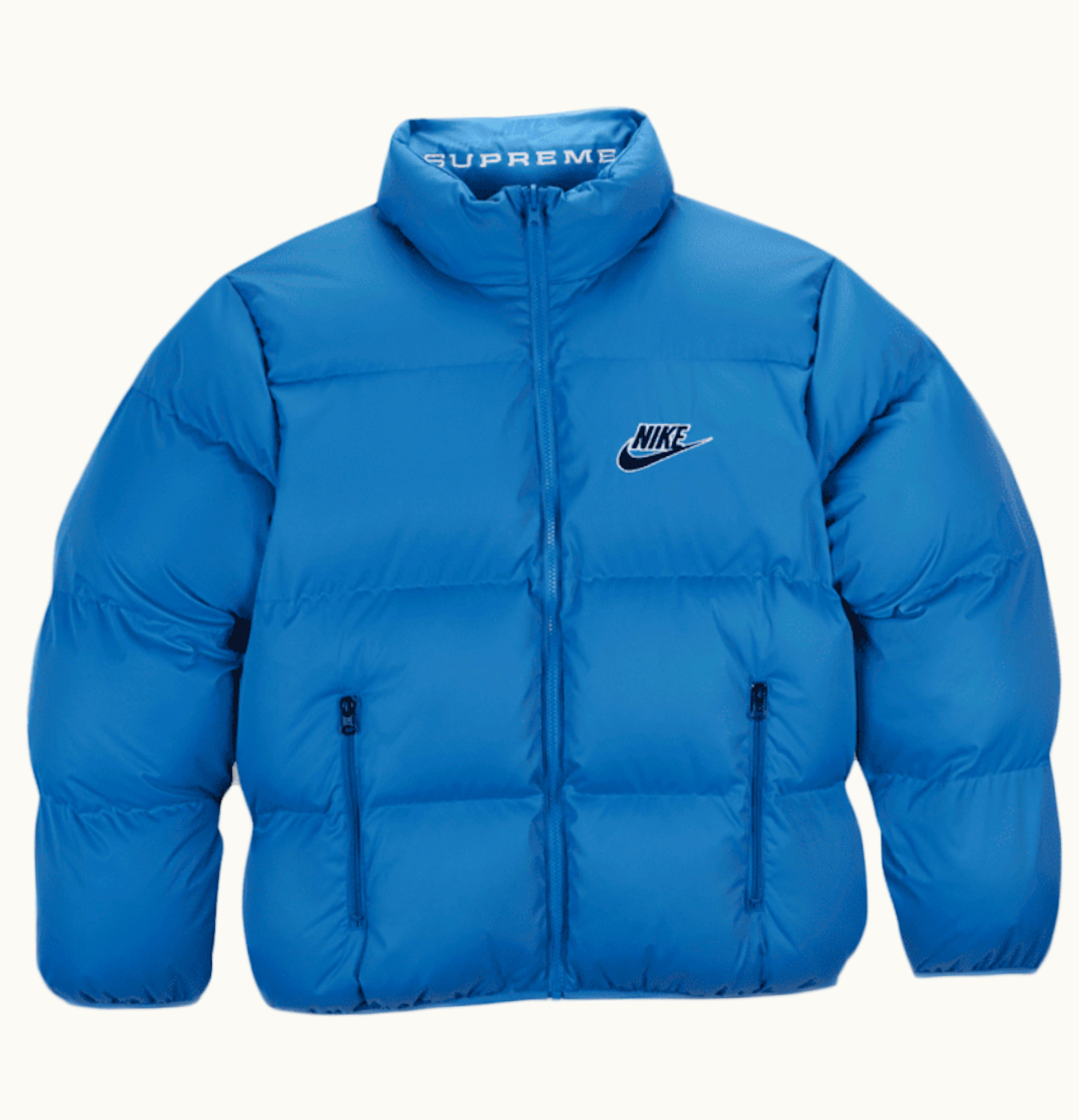 Supreme Supreme Nike Reversible Puffy Jacket Blue