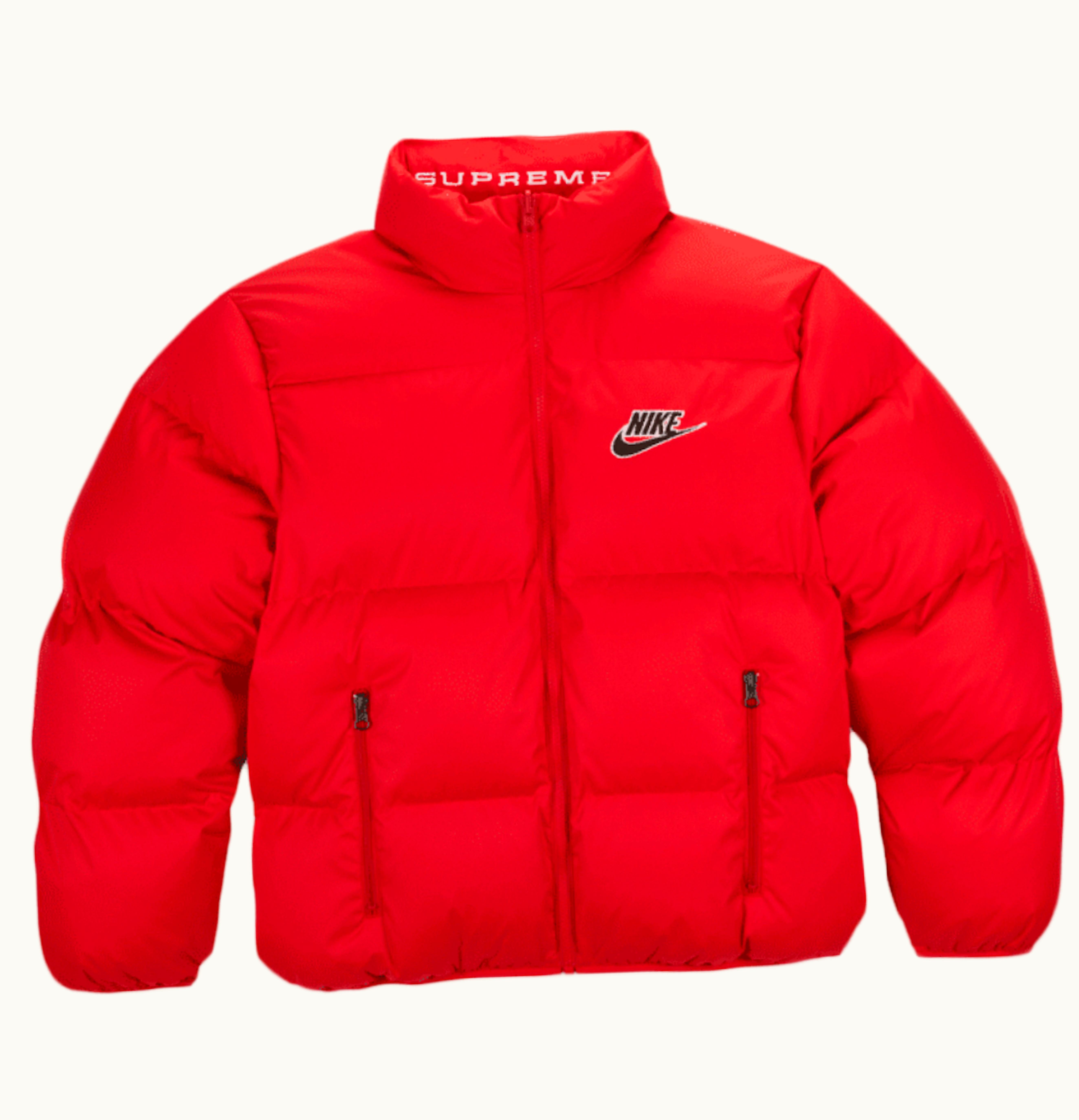 Supreme Supreme Nike Reversible Puffy Jacket Red