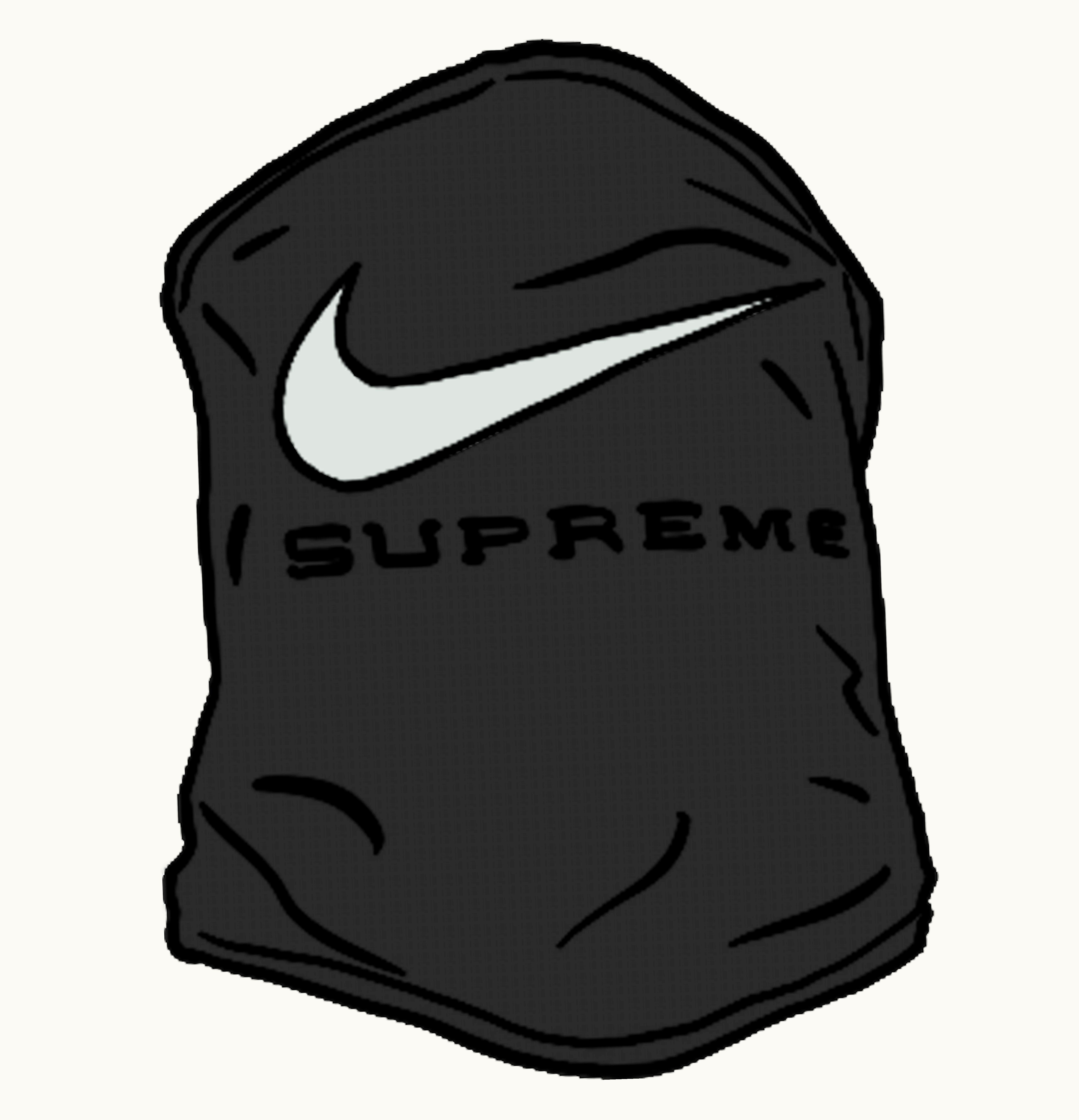 Supreme Supreme Nike Neck Warmer Black