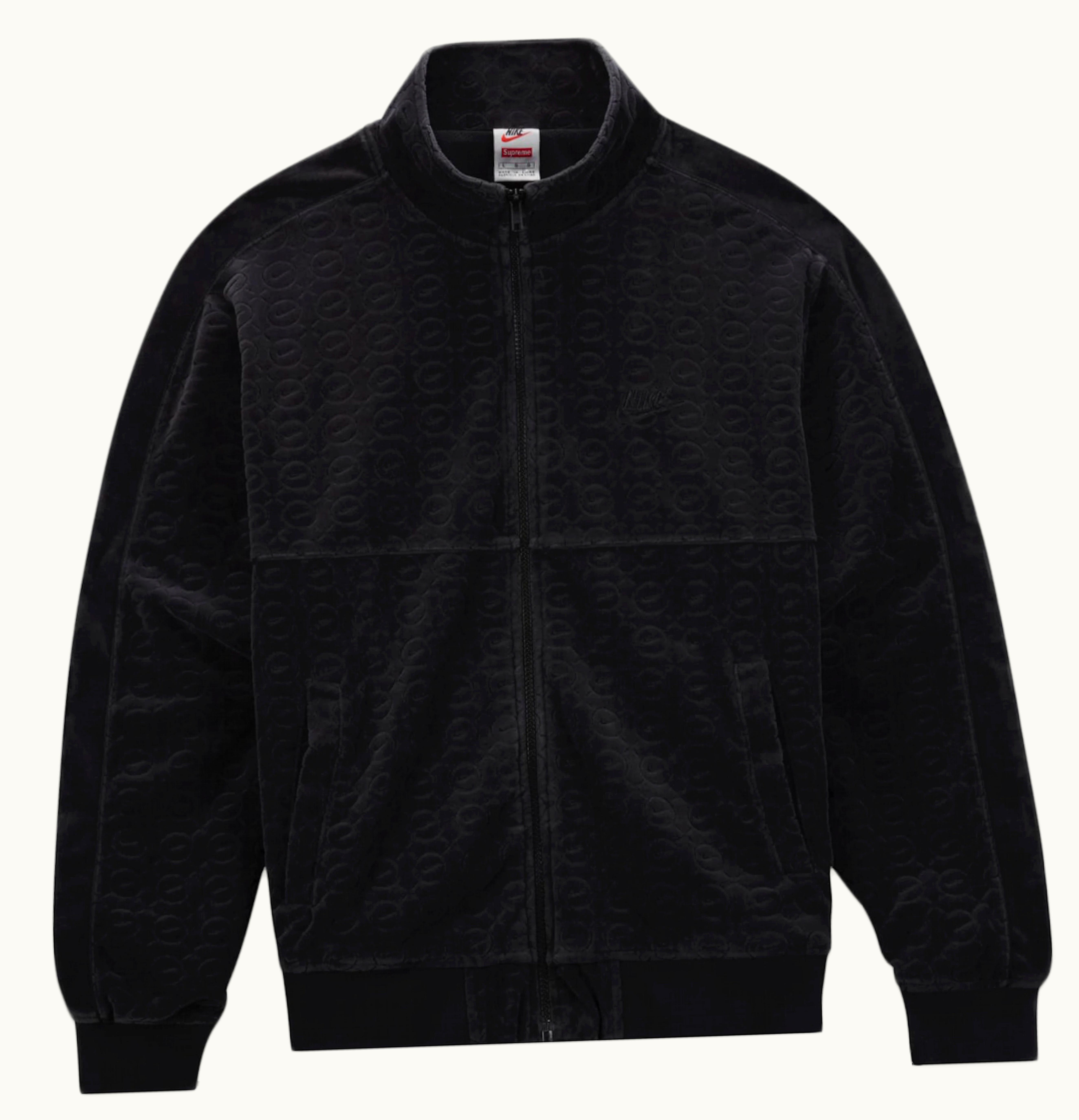 Supreme Supreme Nike Velour Track Jacket Black