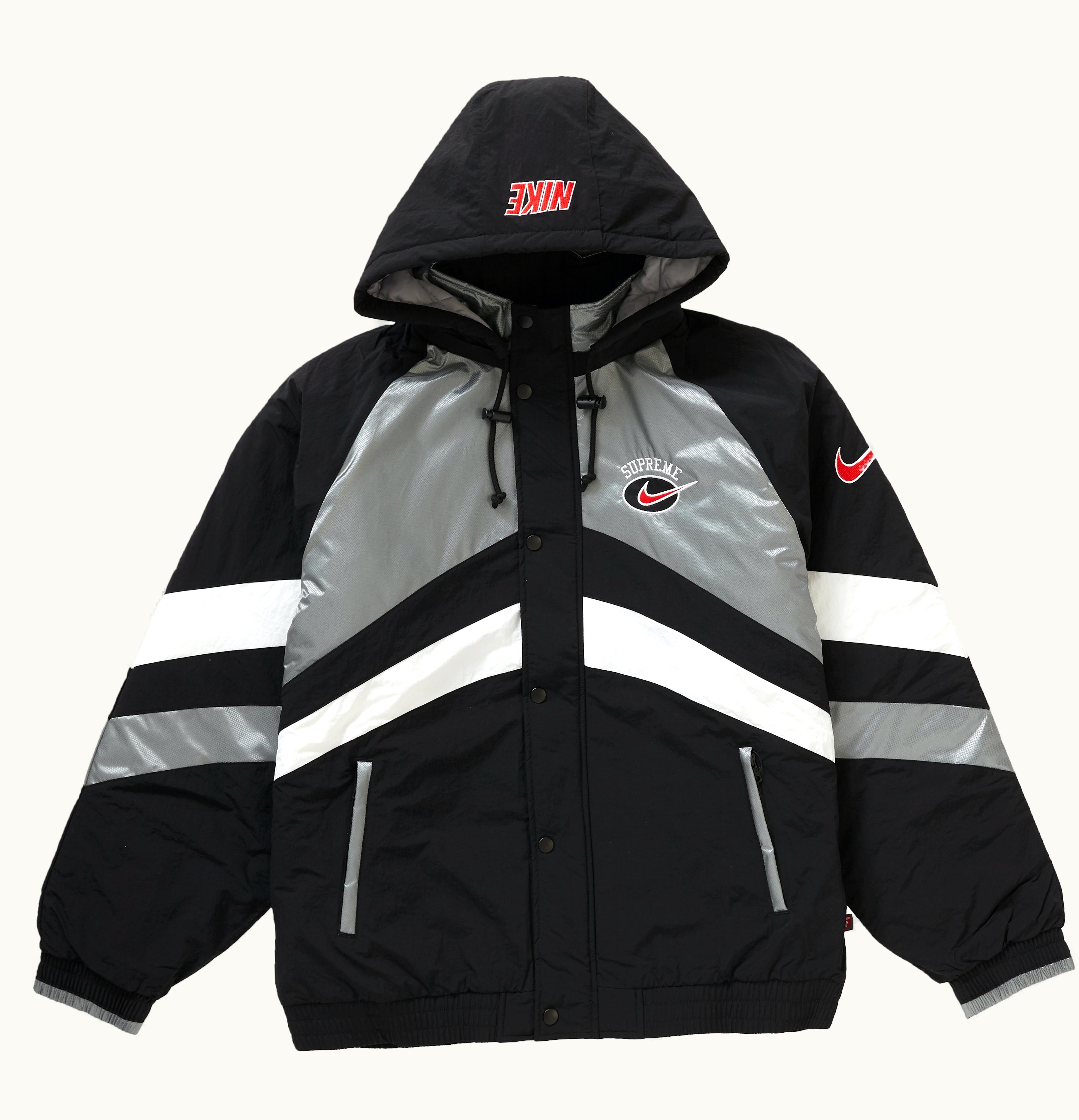 Supreme Supreme Nike Hooded Sport Jacket Silver