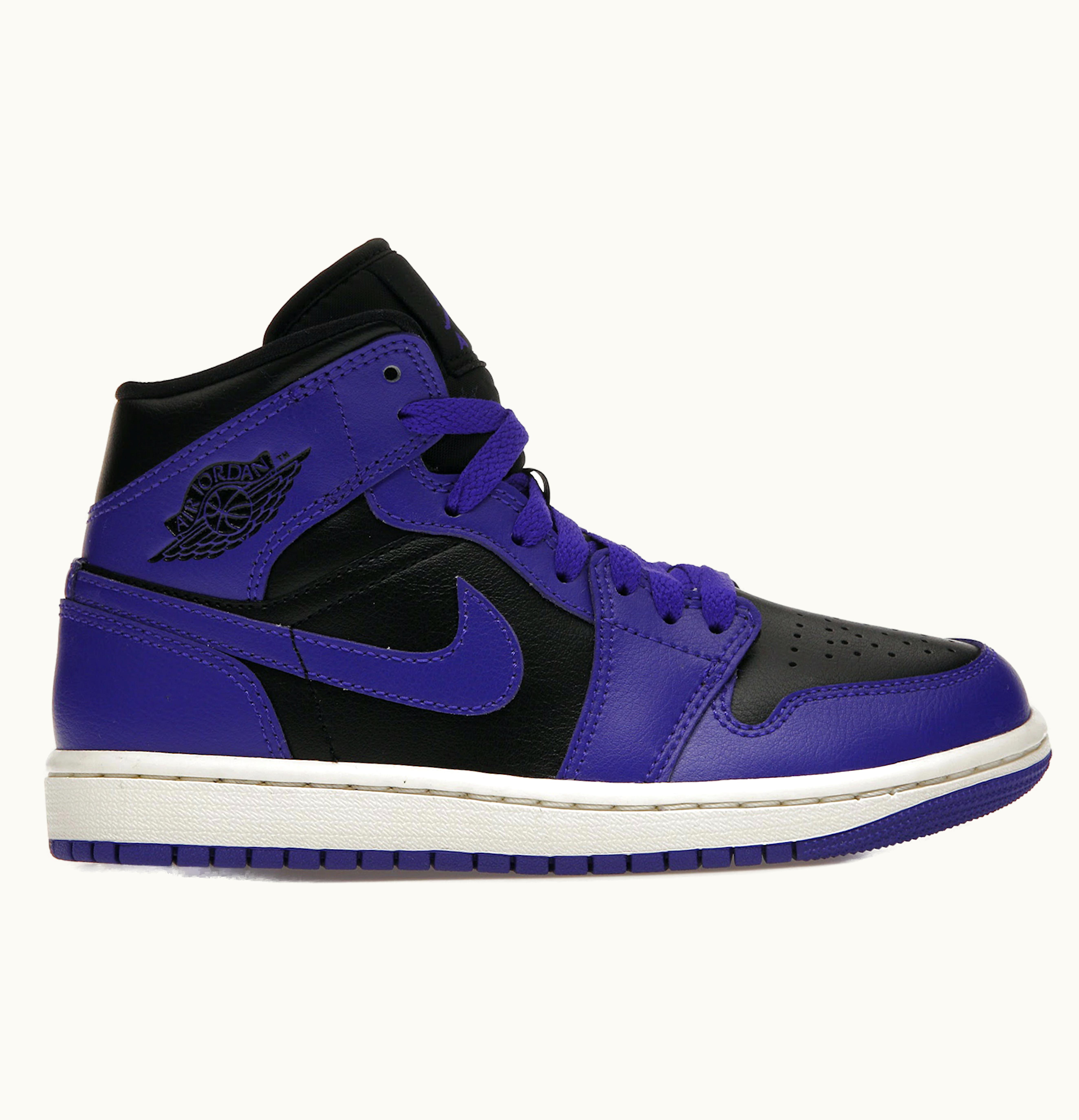 Jordan Air Jordan 1 Mid Purple Black W