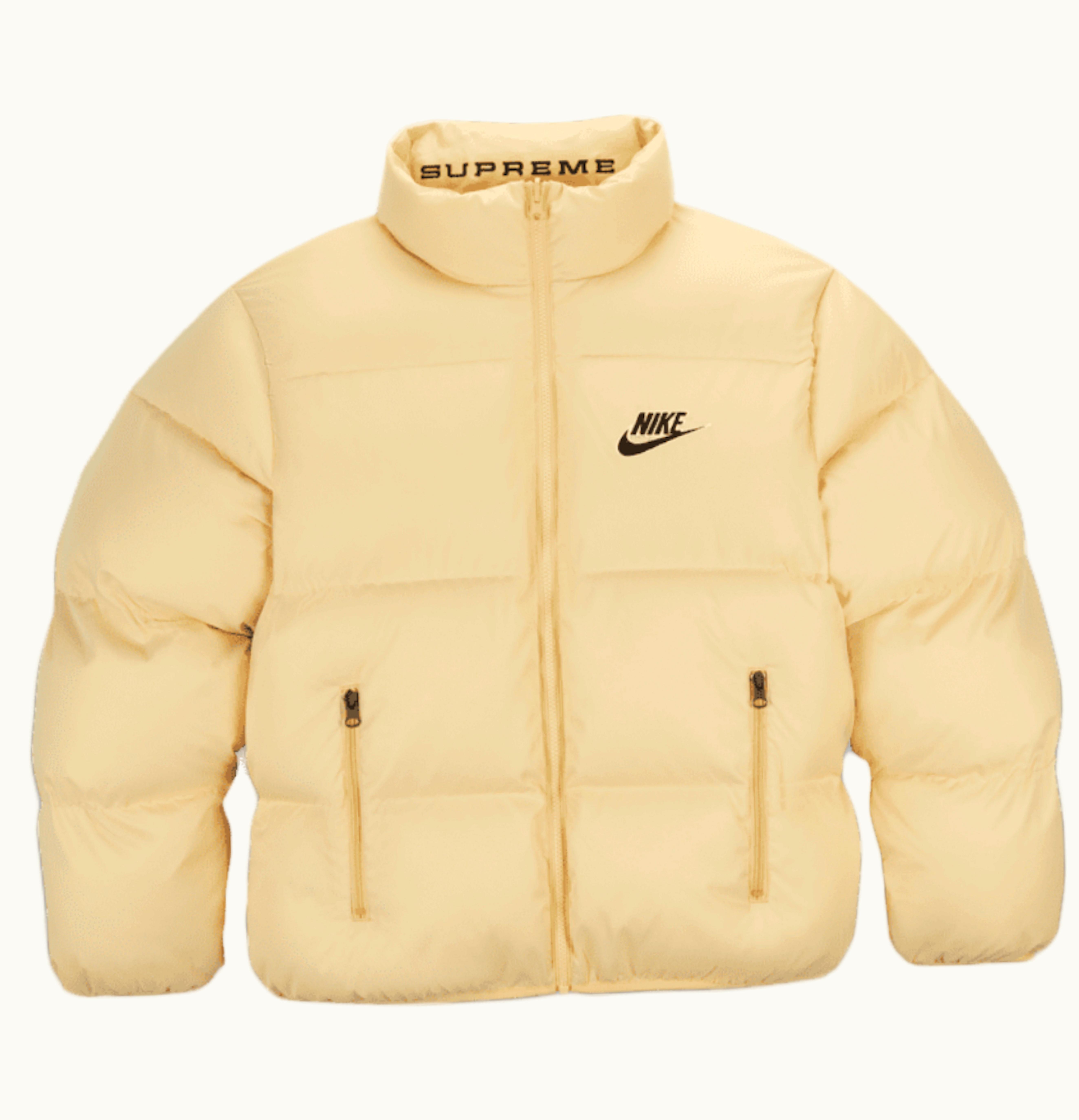 Supreme Supreme Nike Reversible Puffy Jacket Pale Yellow