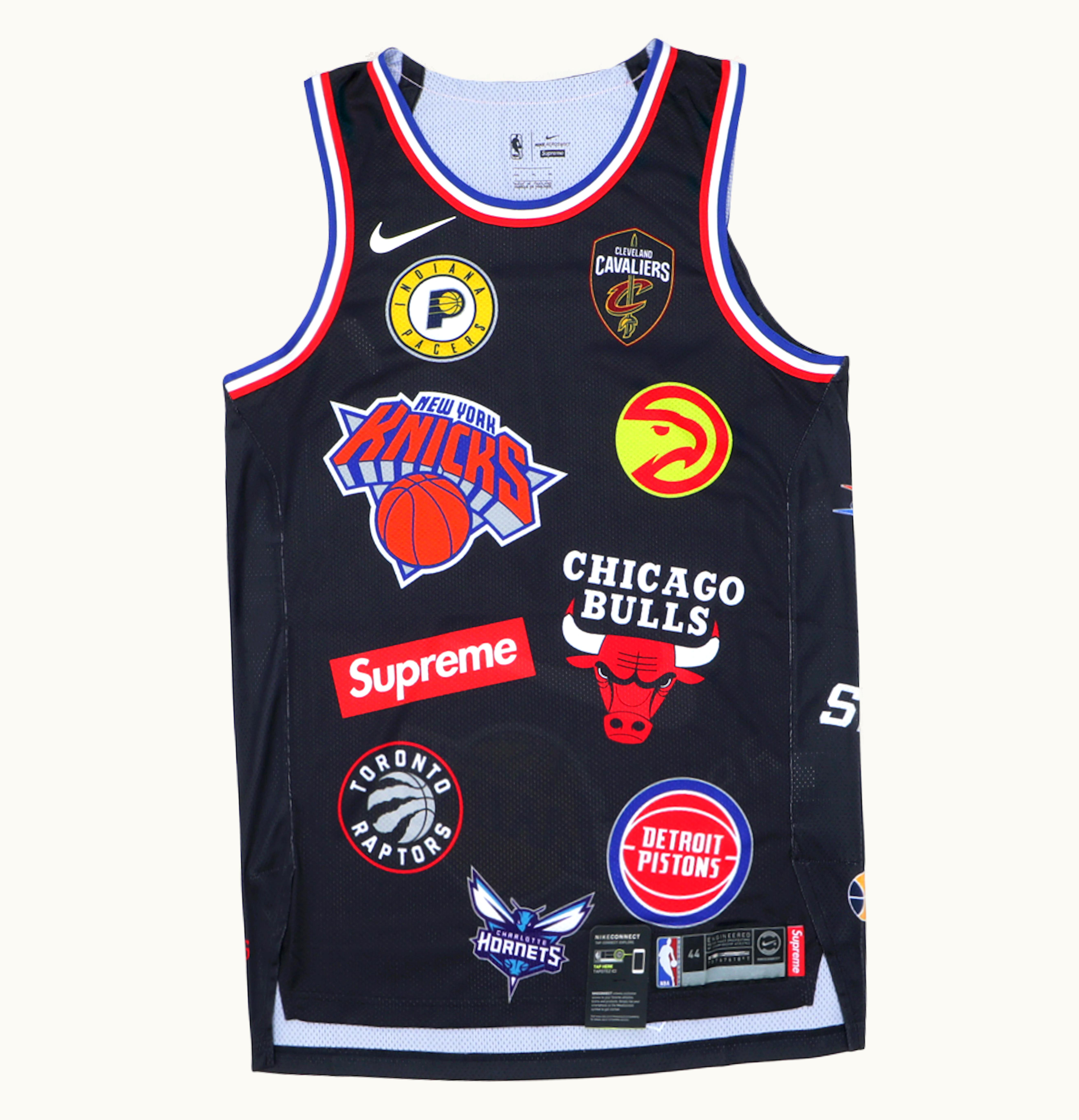Supreme Supreme NikeNBA Teams Authentic Jersey Black