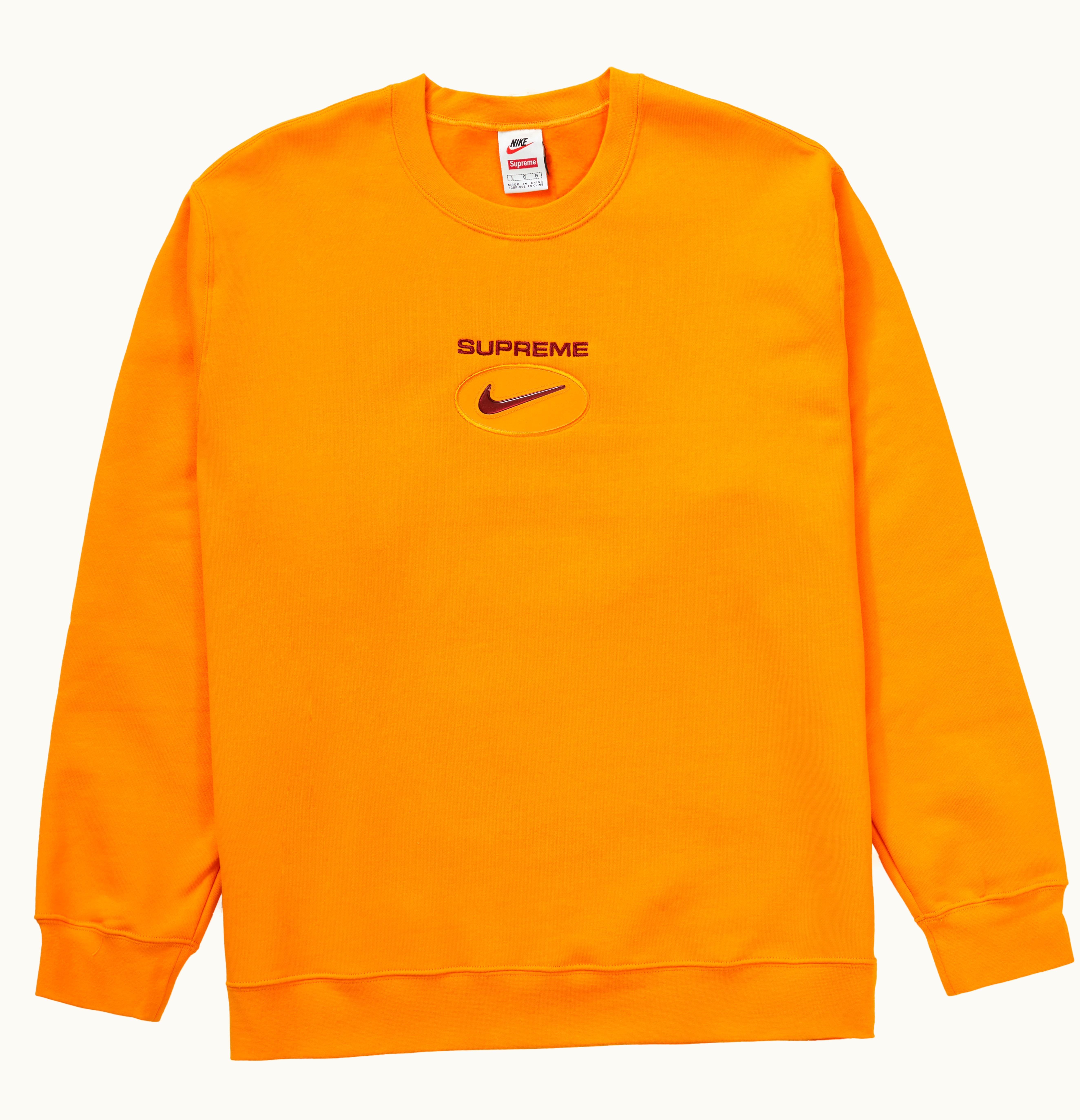 Supreme Supreme Nike Jewel Crewneck Orange