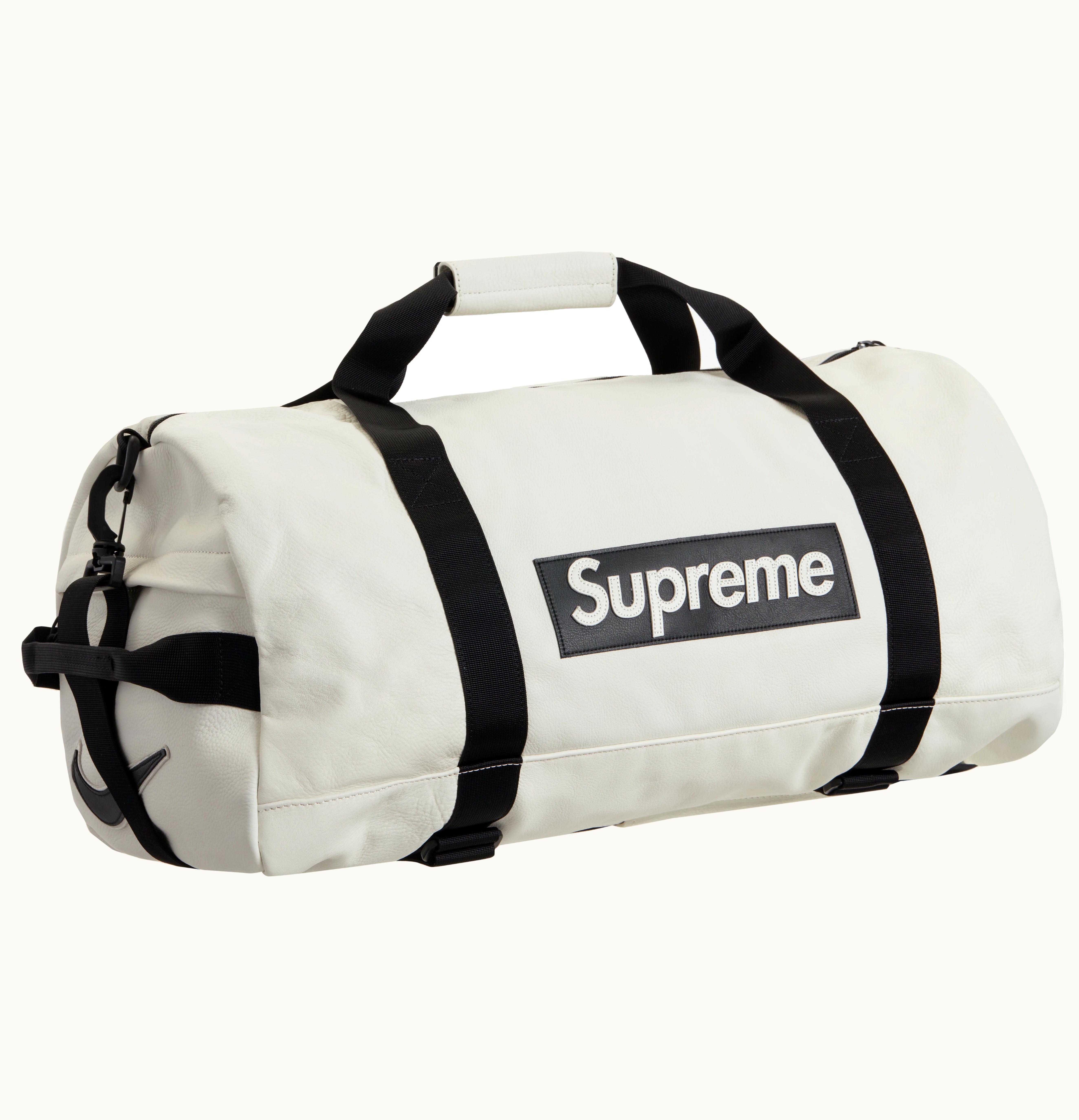 Supreme Supreme Nike Leather Duffle Bag White