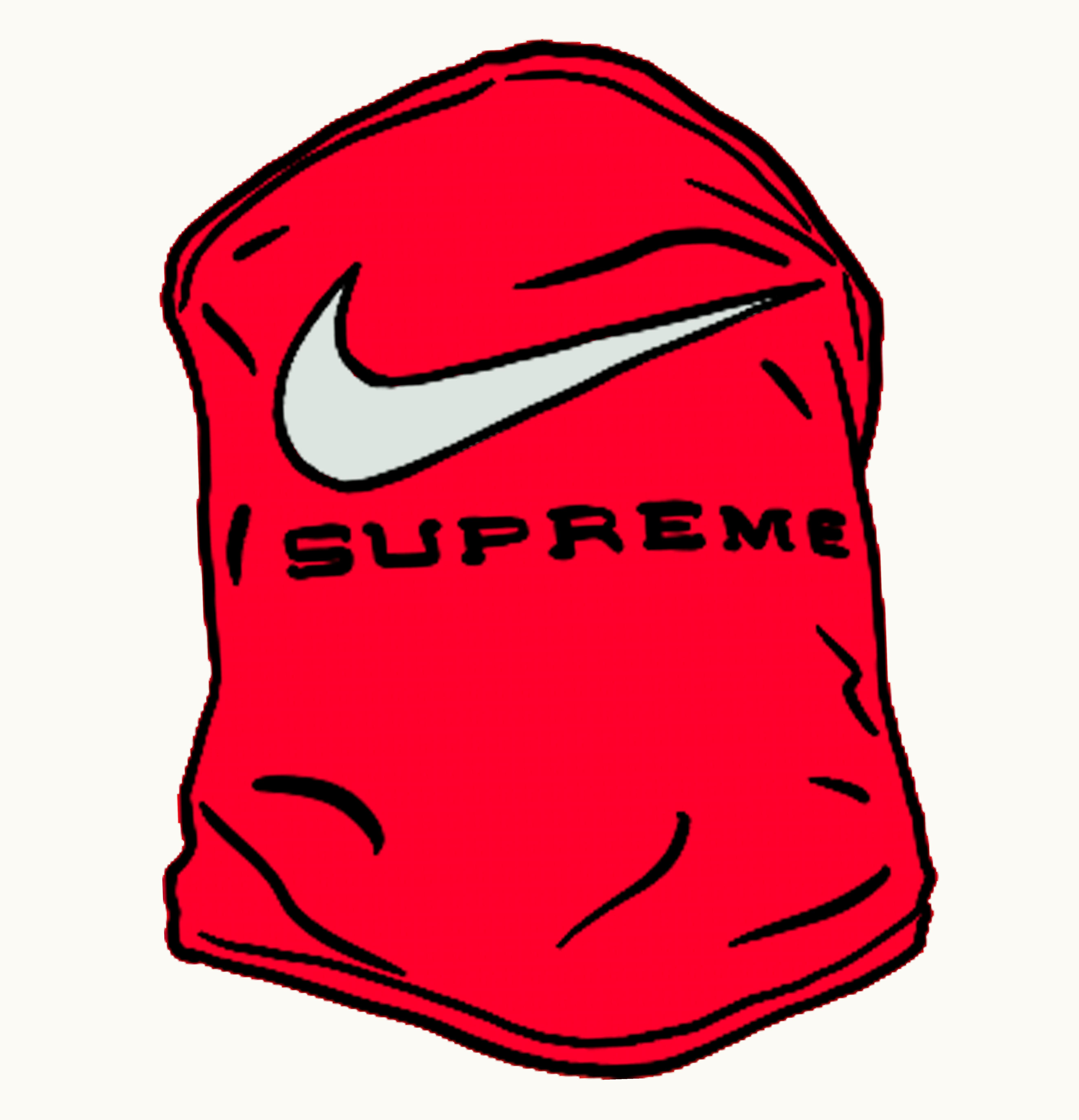 Supreme Supreme Nike Neck Warmer Red