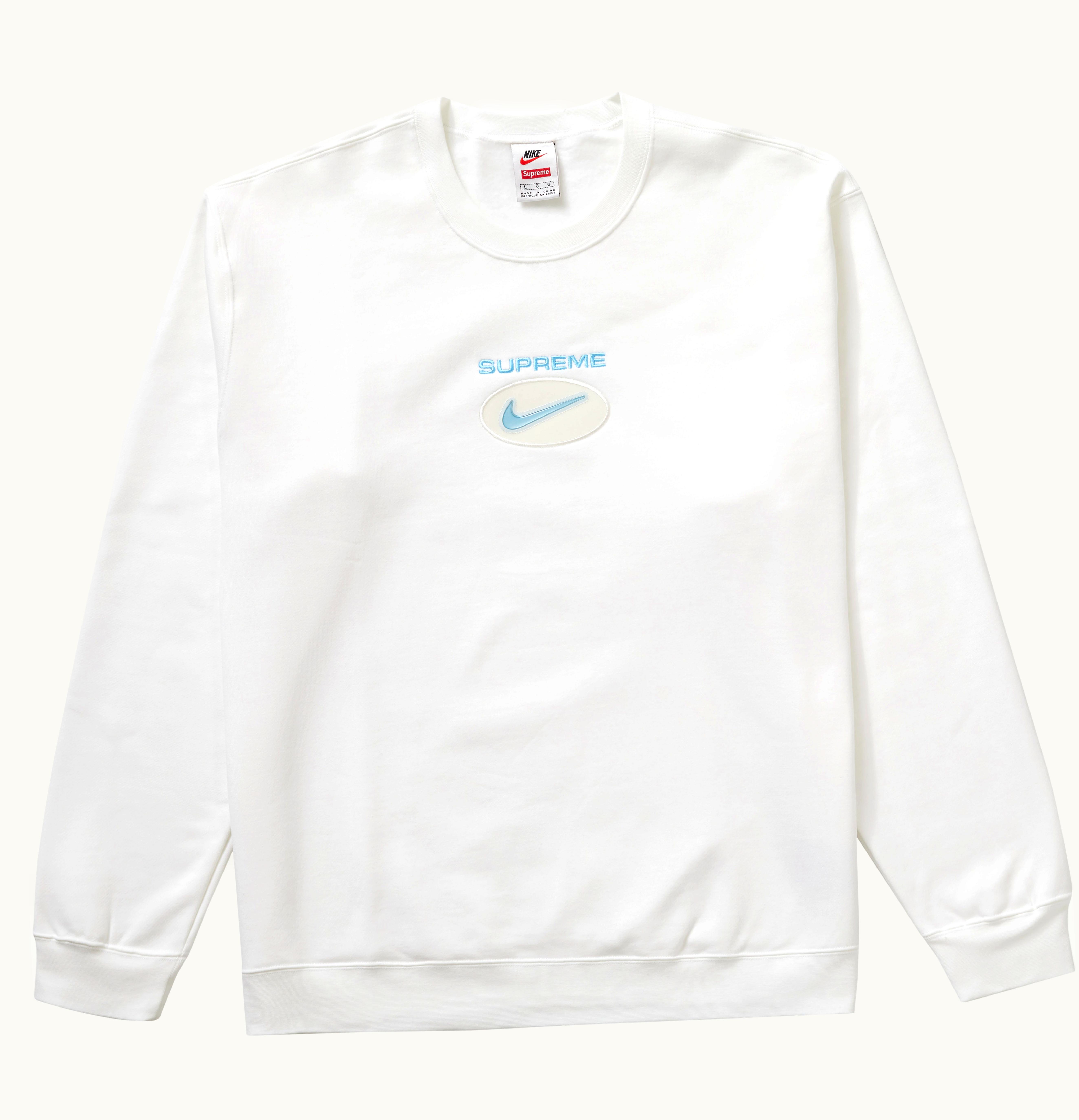 Supreme Supreme Nike Jewel Crewneck White