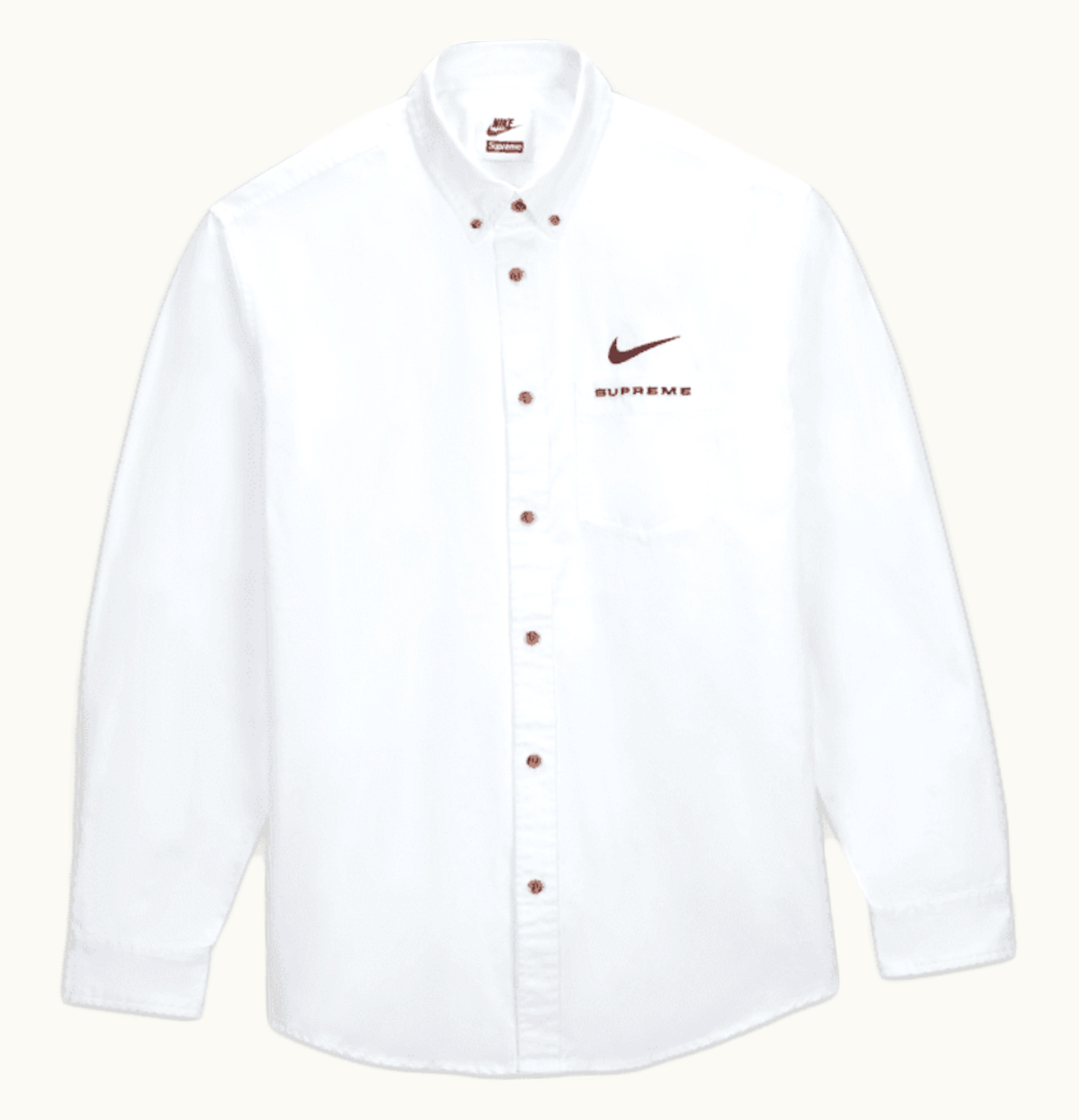 Supreme Supreme Nike Cotton Twill Shirt White