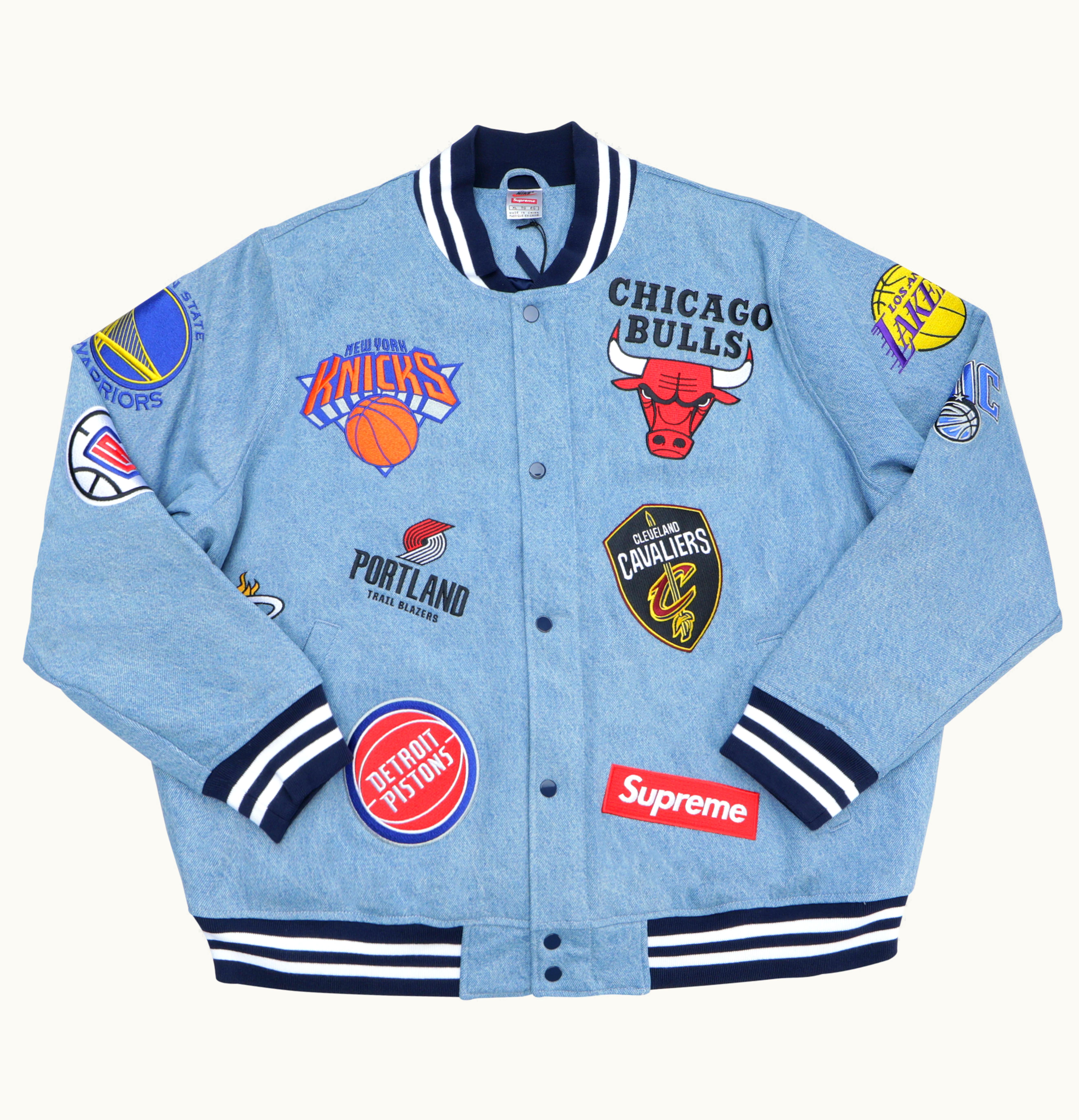 Supreme Supreme NikeNBA Teams Warm Up Jacket Denim