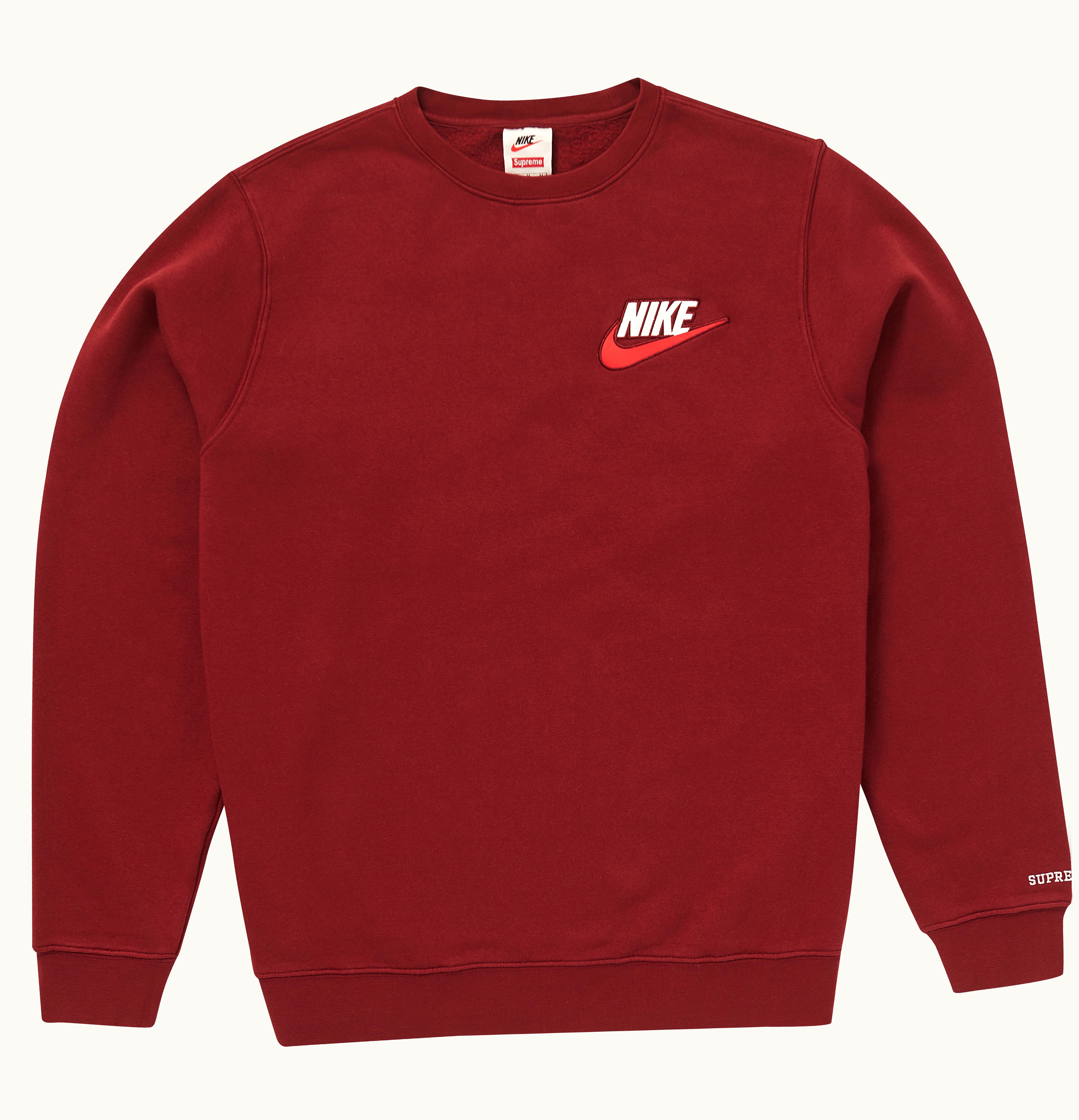 Supreme Supreme Nike Crewneck Burgundy