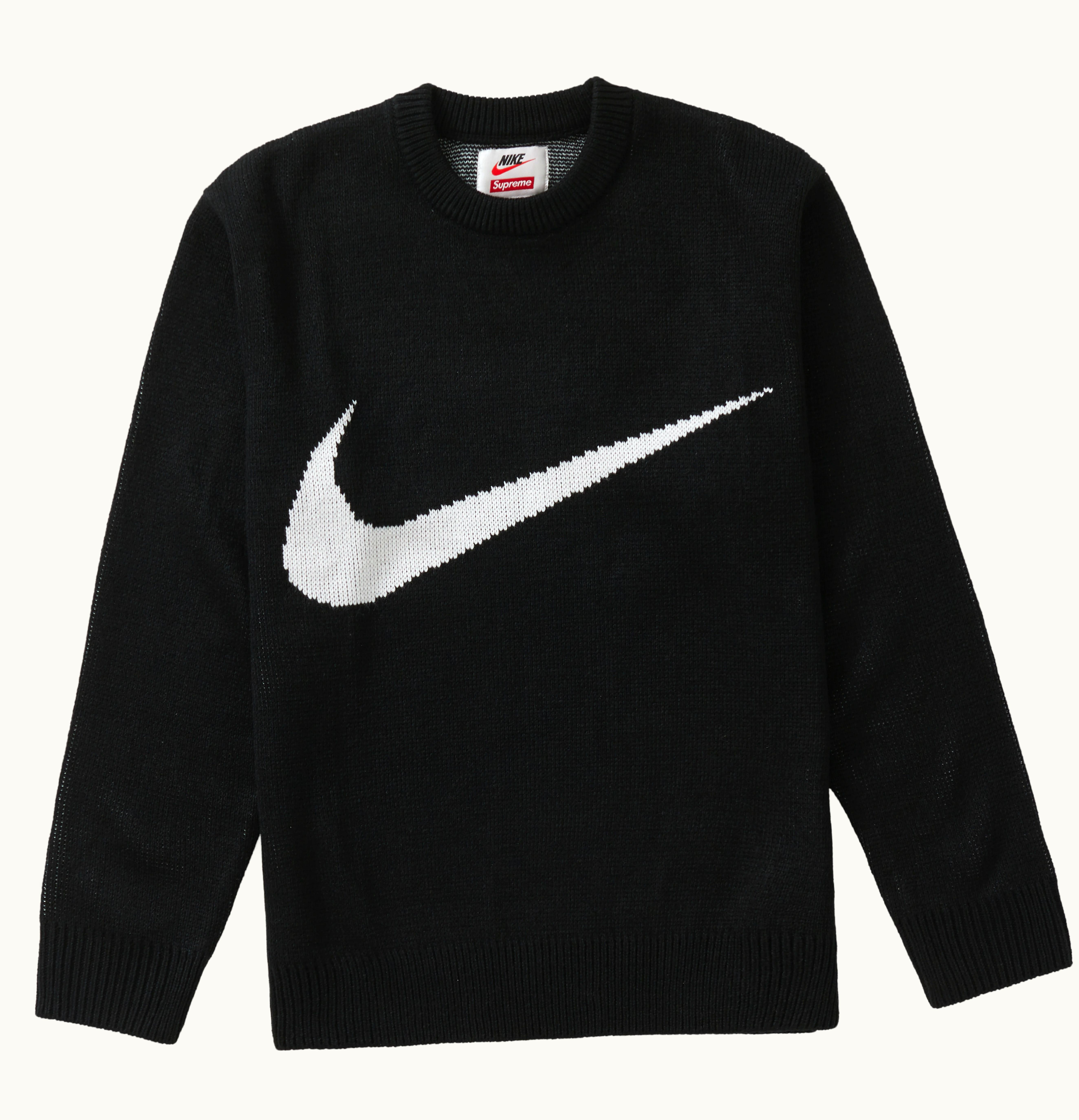 Supreme Supreme Nike Swoosh Sweater Black