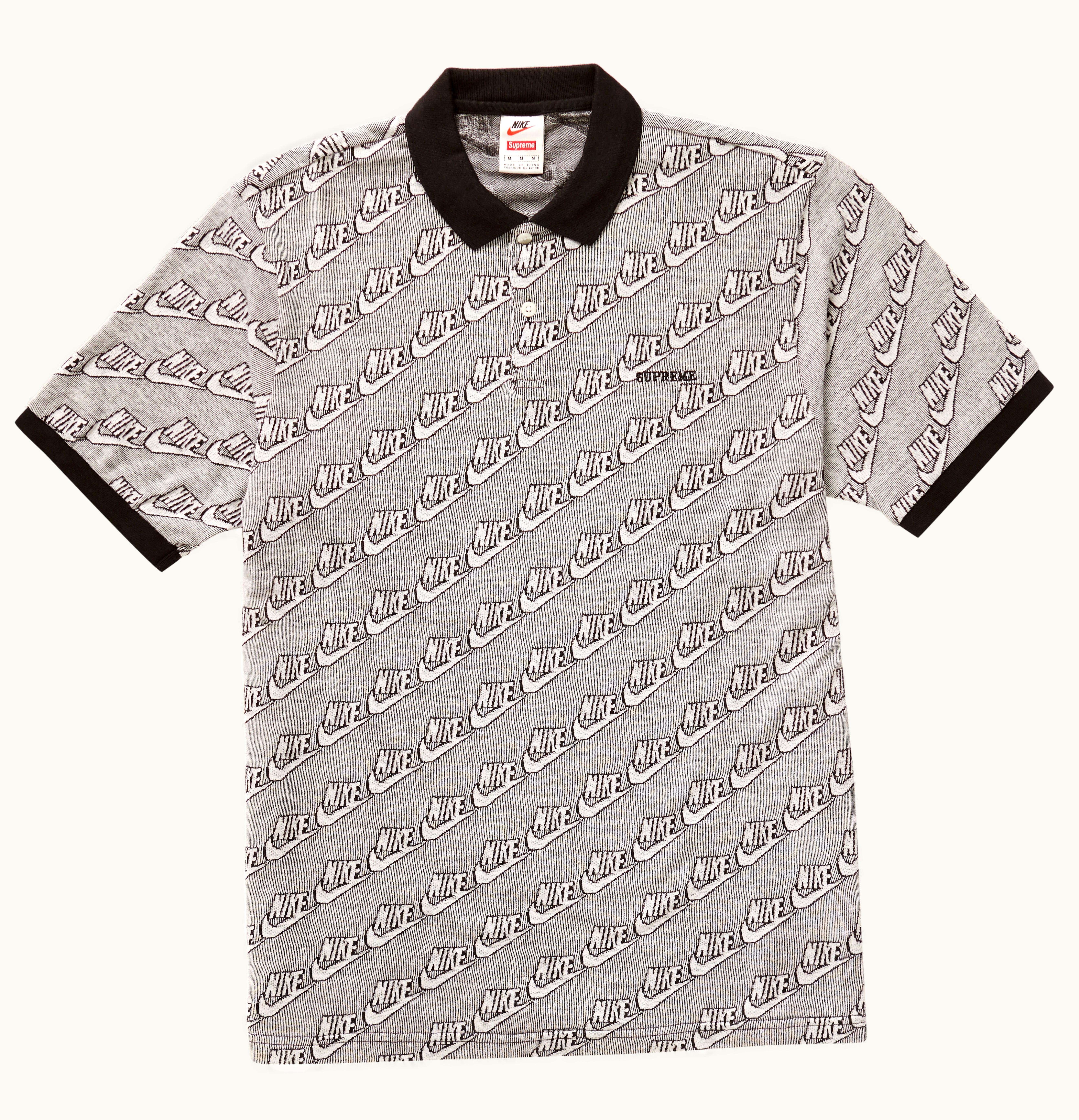 Supreme Supreme Nike Jacquard Polo Black