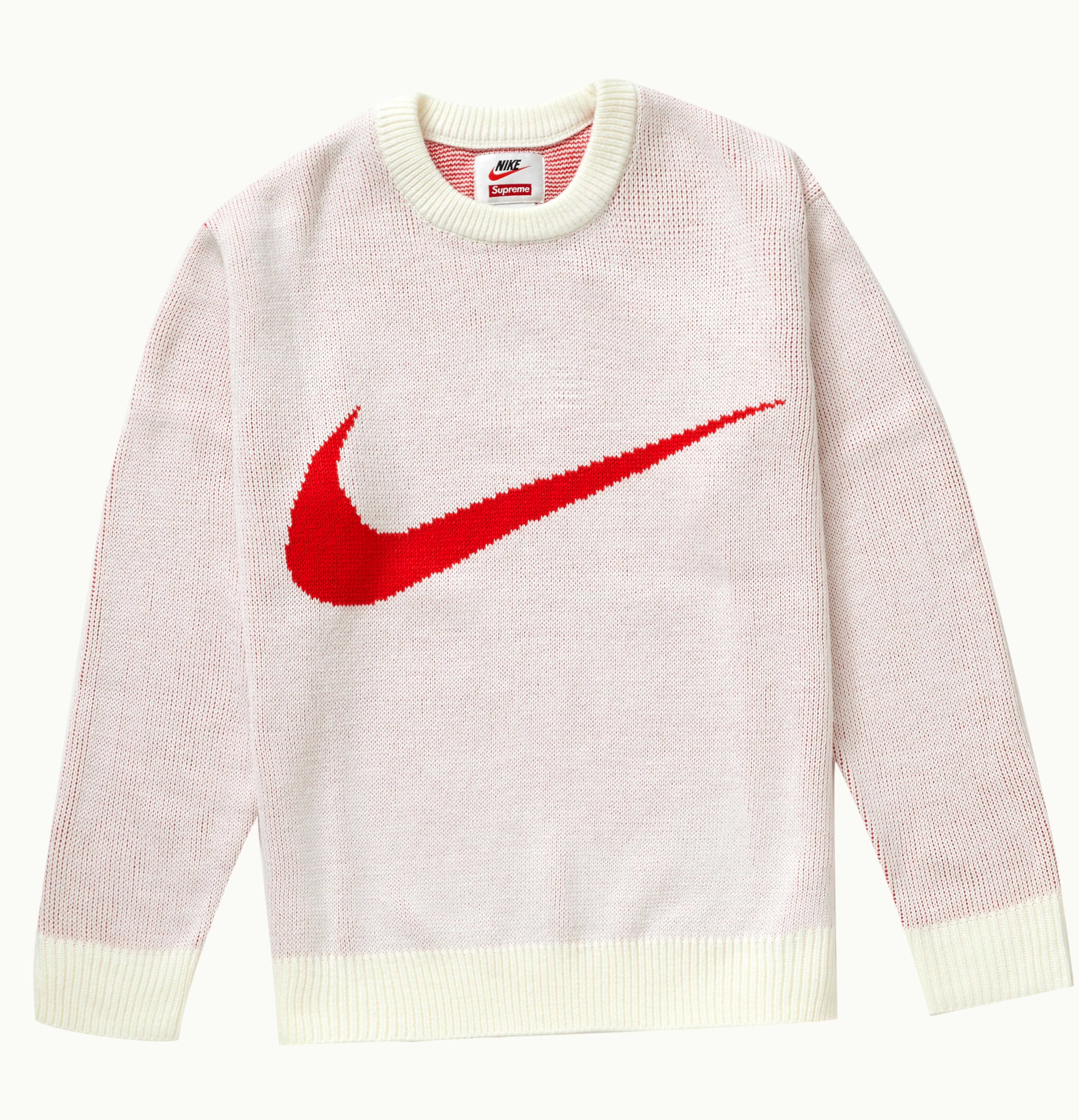 Supreme Supreme Nike Swoosh Sweater White