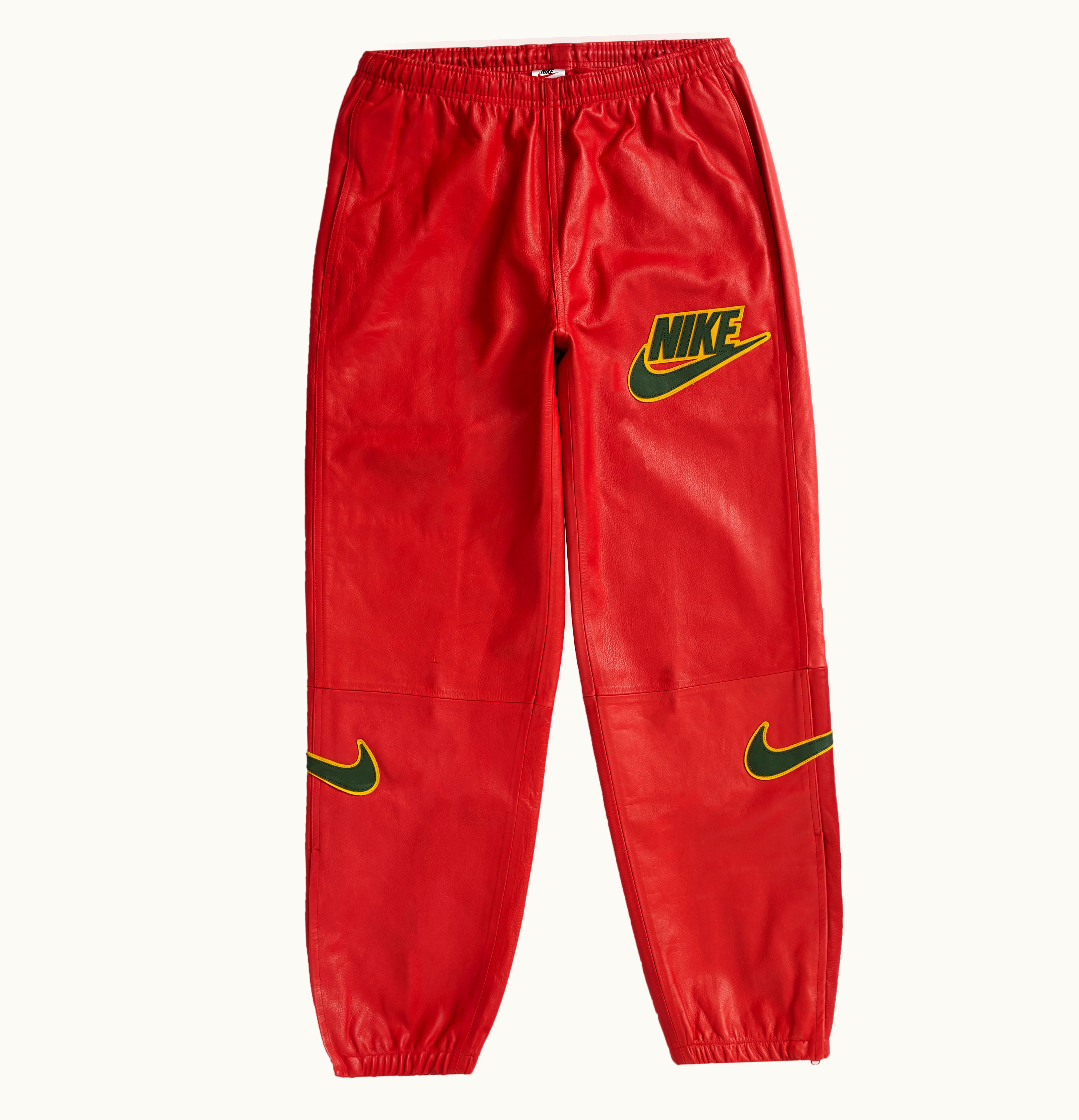 Supreme Supreme Nike Leather Warm Up Pant Red