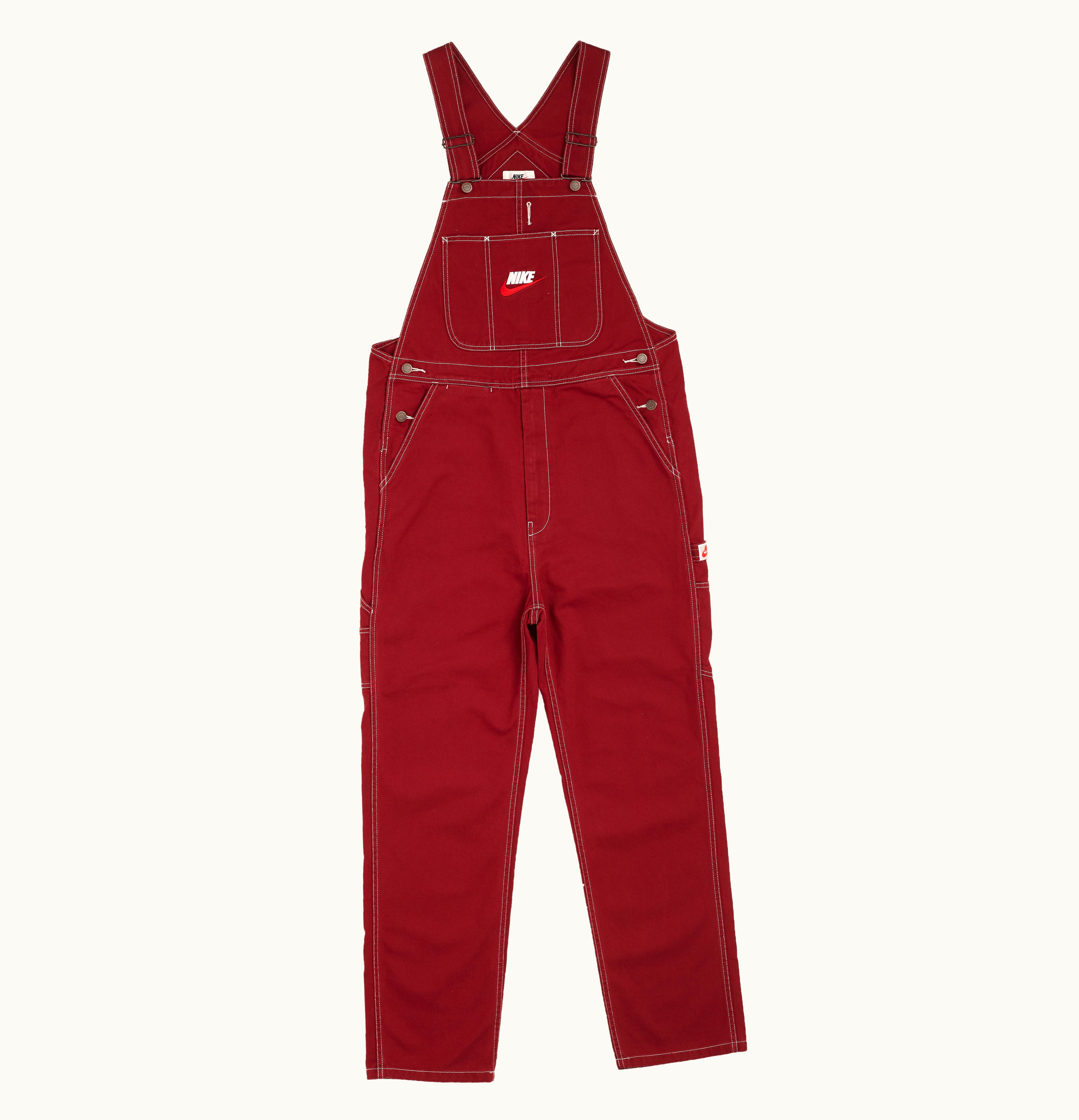 Supreme Supreme Nike Cotton Twill Overalls Burgundy