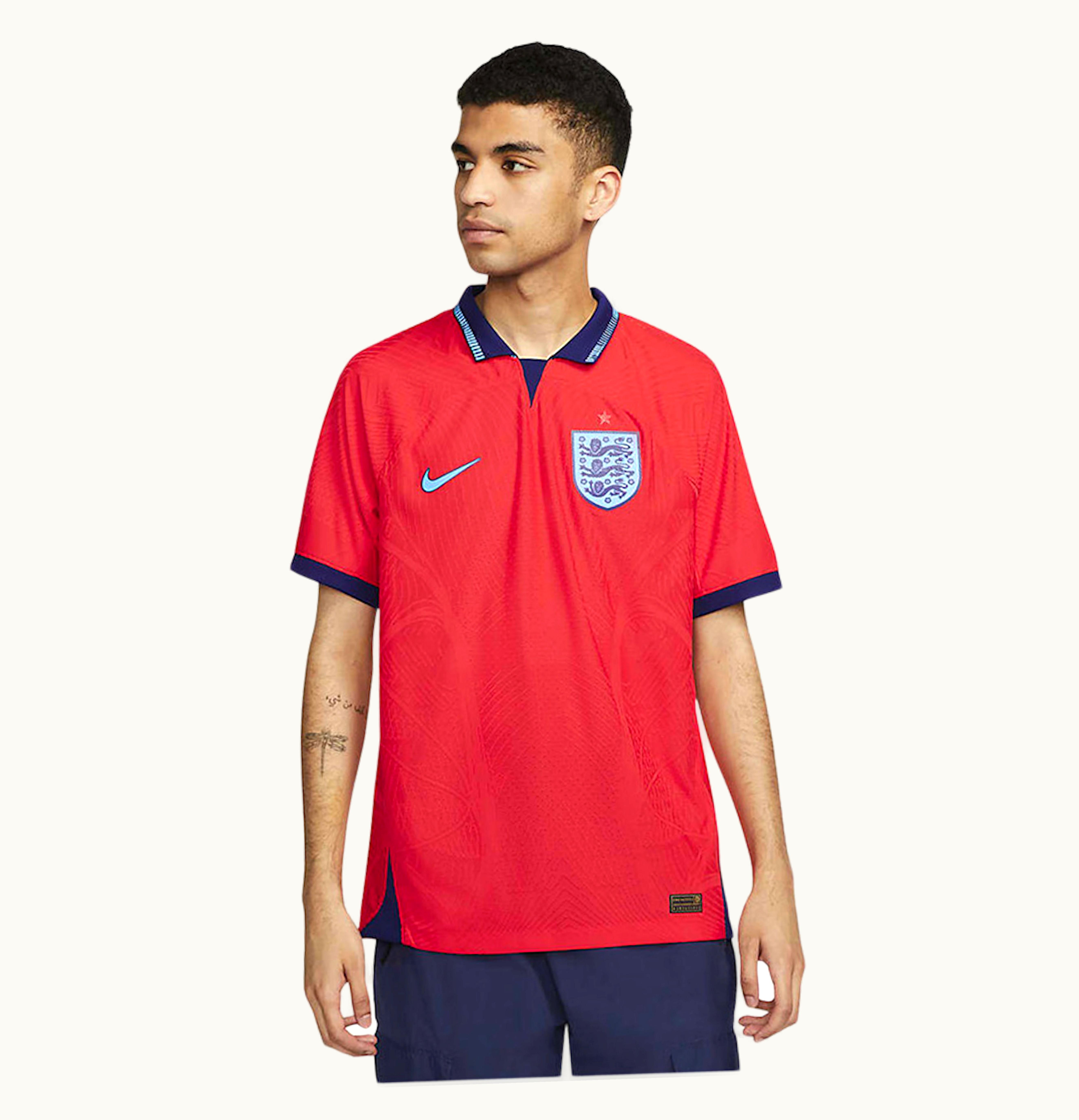 Nike Nike England 2022 23 Match Away Jersey Challenge Red Blue Void Blue Fury