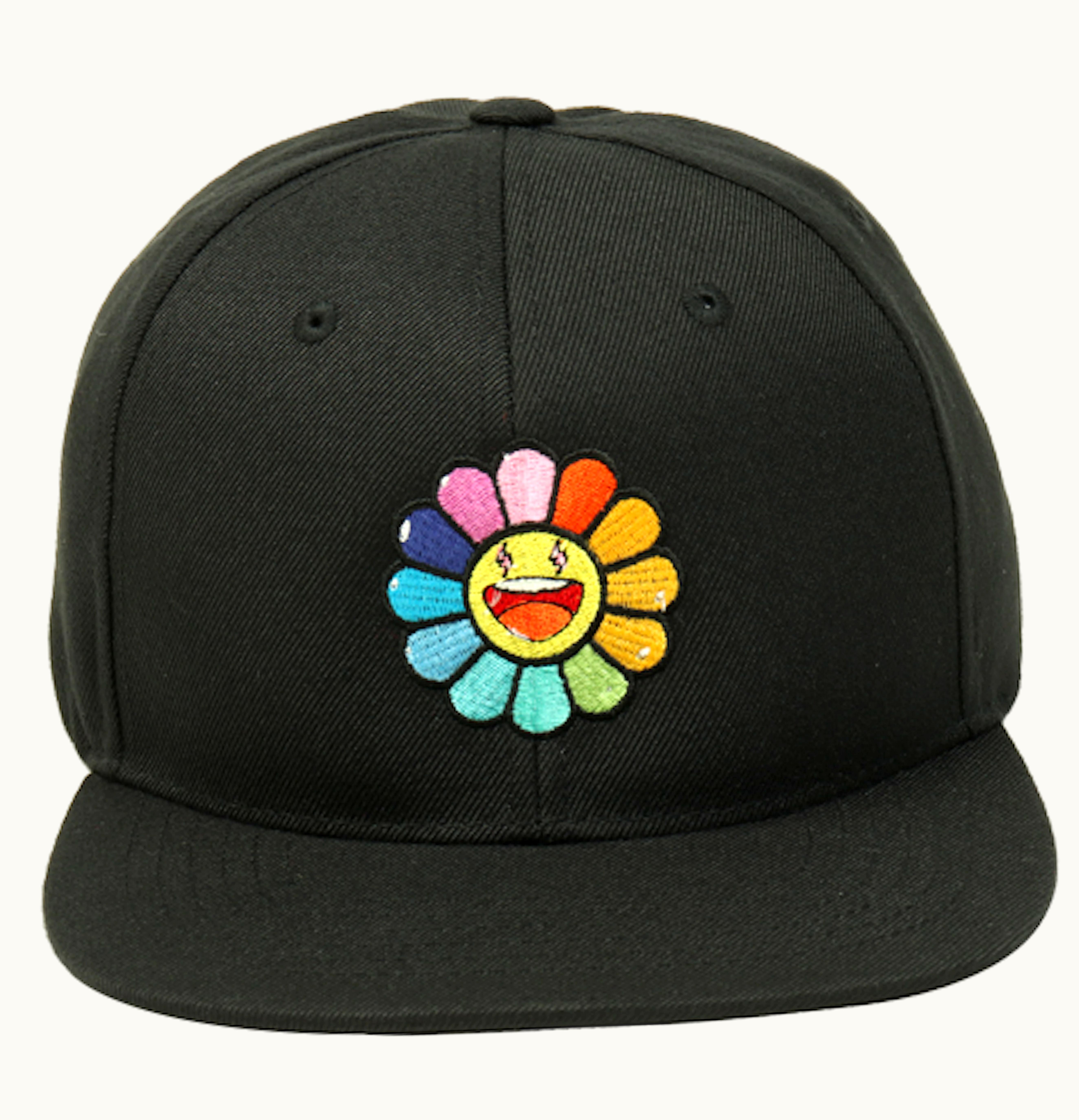 Takashi Murakami Takashi Murakami x J Balvin Rainbow Flower Hat Black