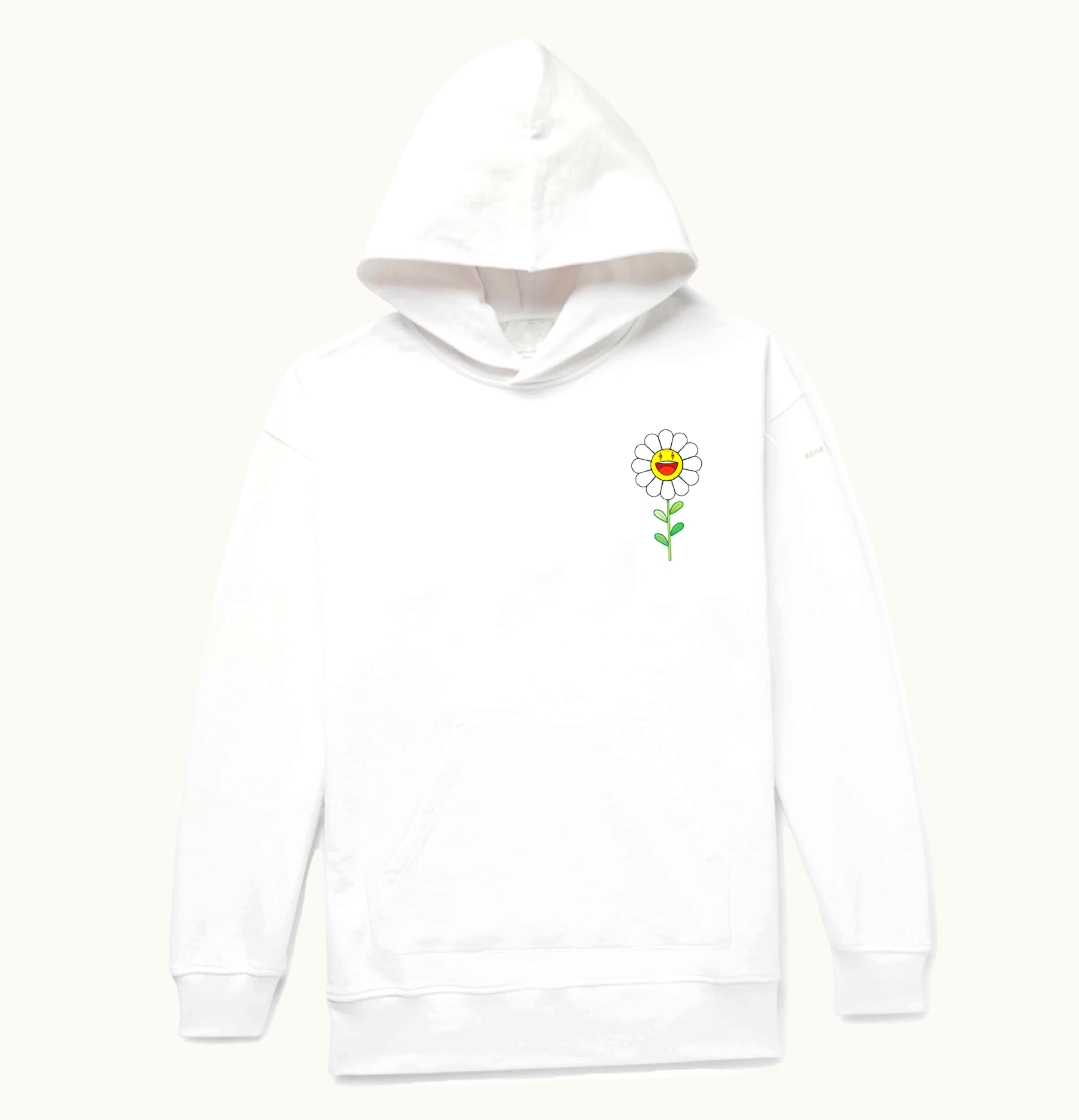 J Balvin J Balvin Blanco x Takashi Murakami Flower Hoodie White