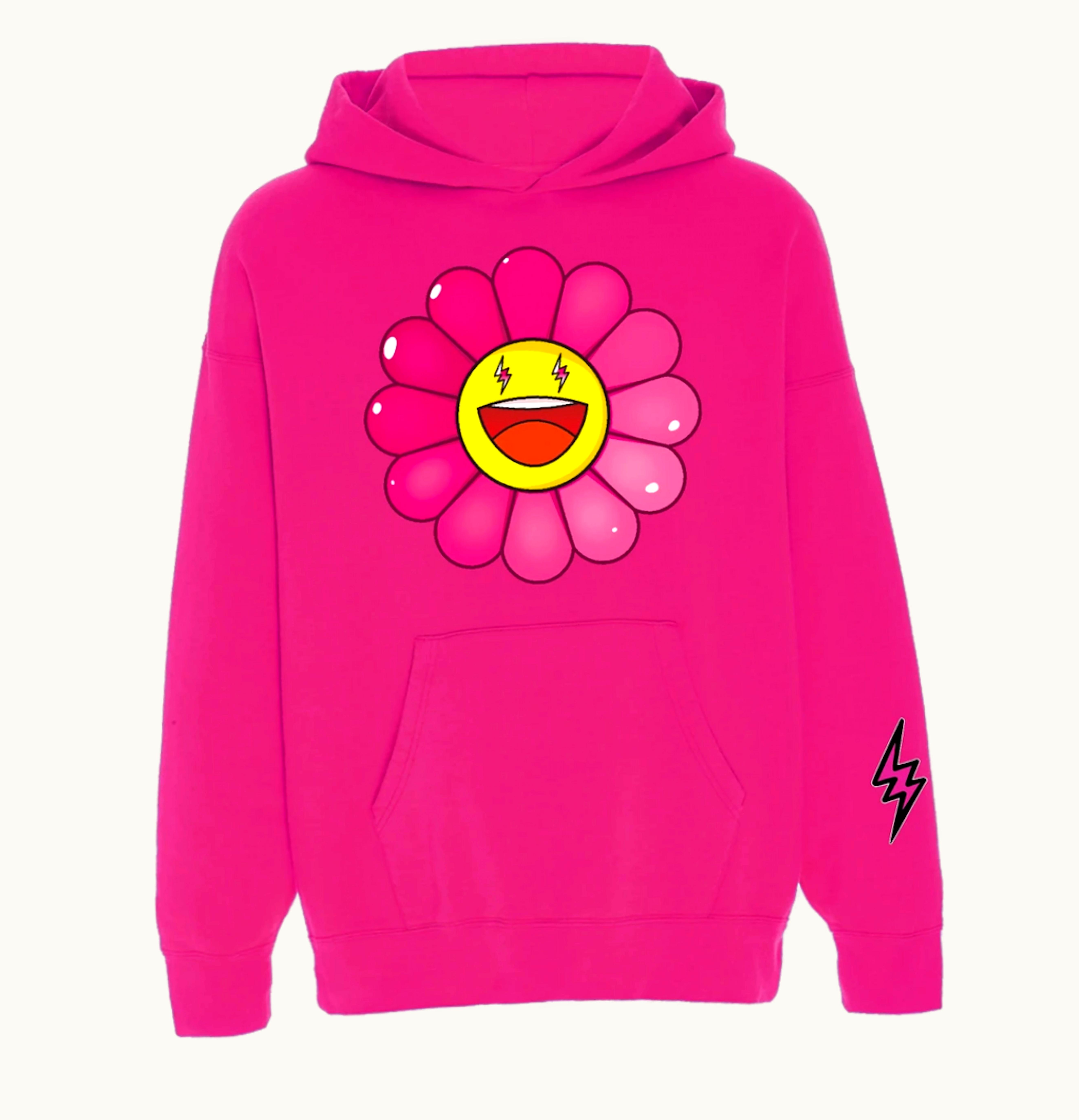 J Balvin J Balvin x Takashi Murakami Flower Hoodie Pink
