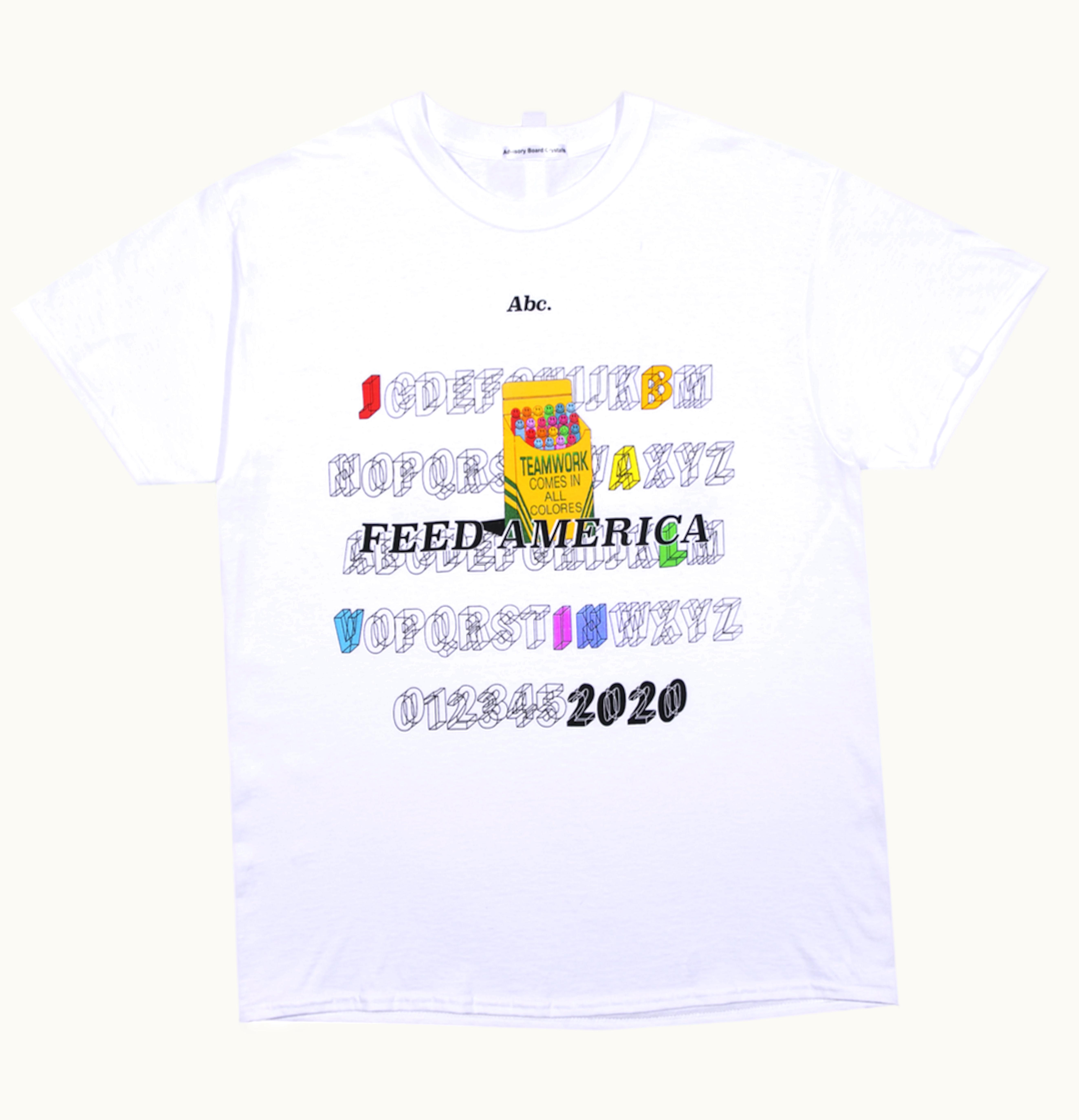 Advisory Board Crystals Advisory Board Crystals x J Balvin Feeding America COLORES T Shirt White