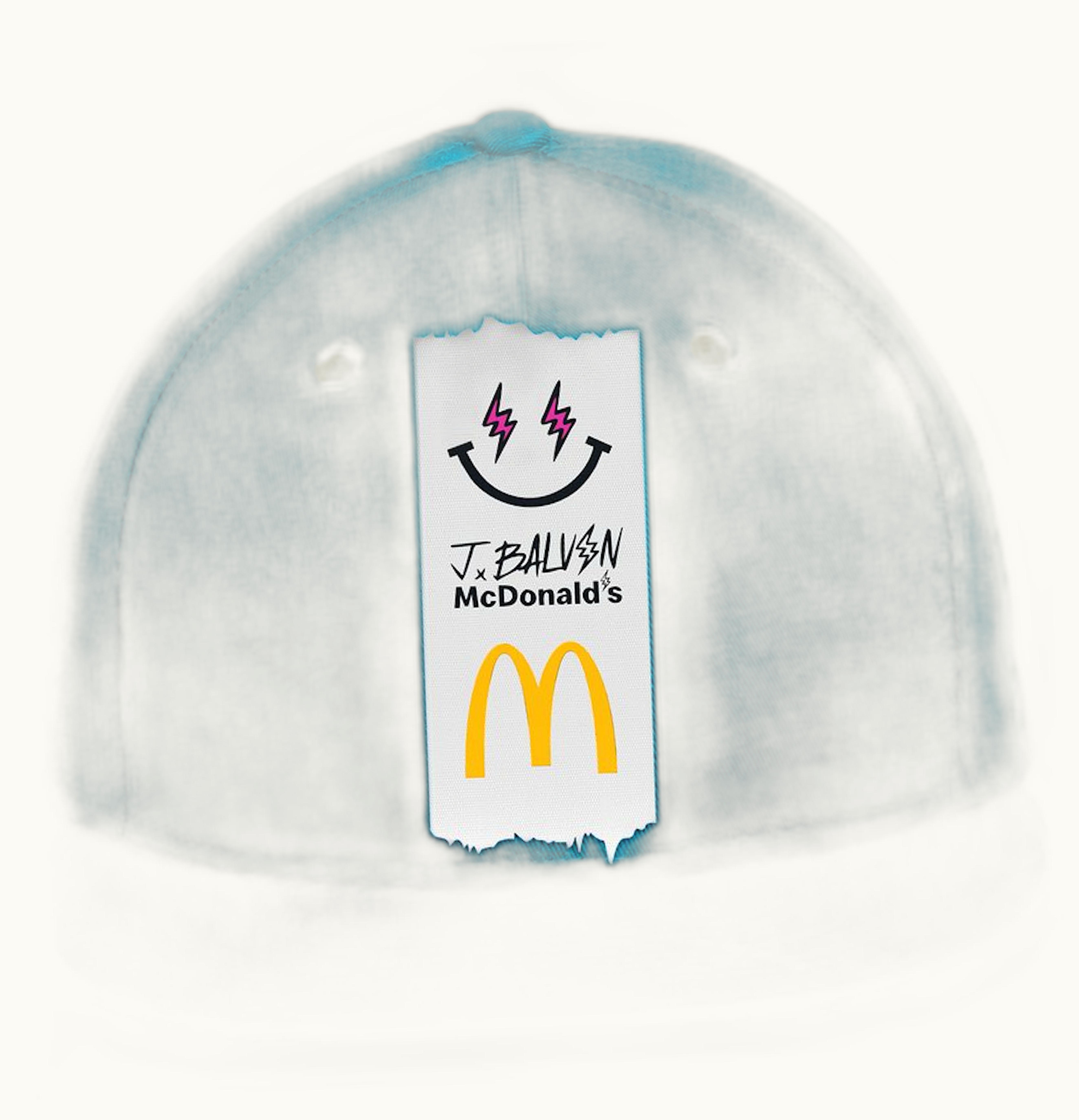 J Balvin J Balvin x McDonalds Logo Snapback 2 Blue