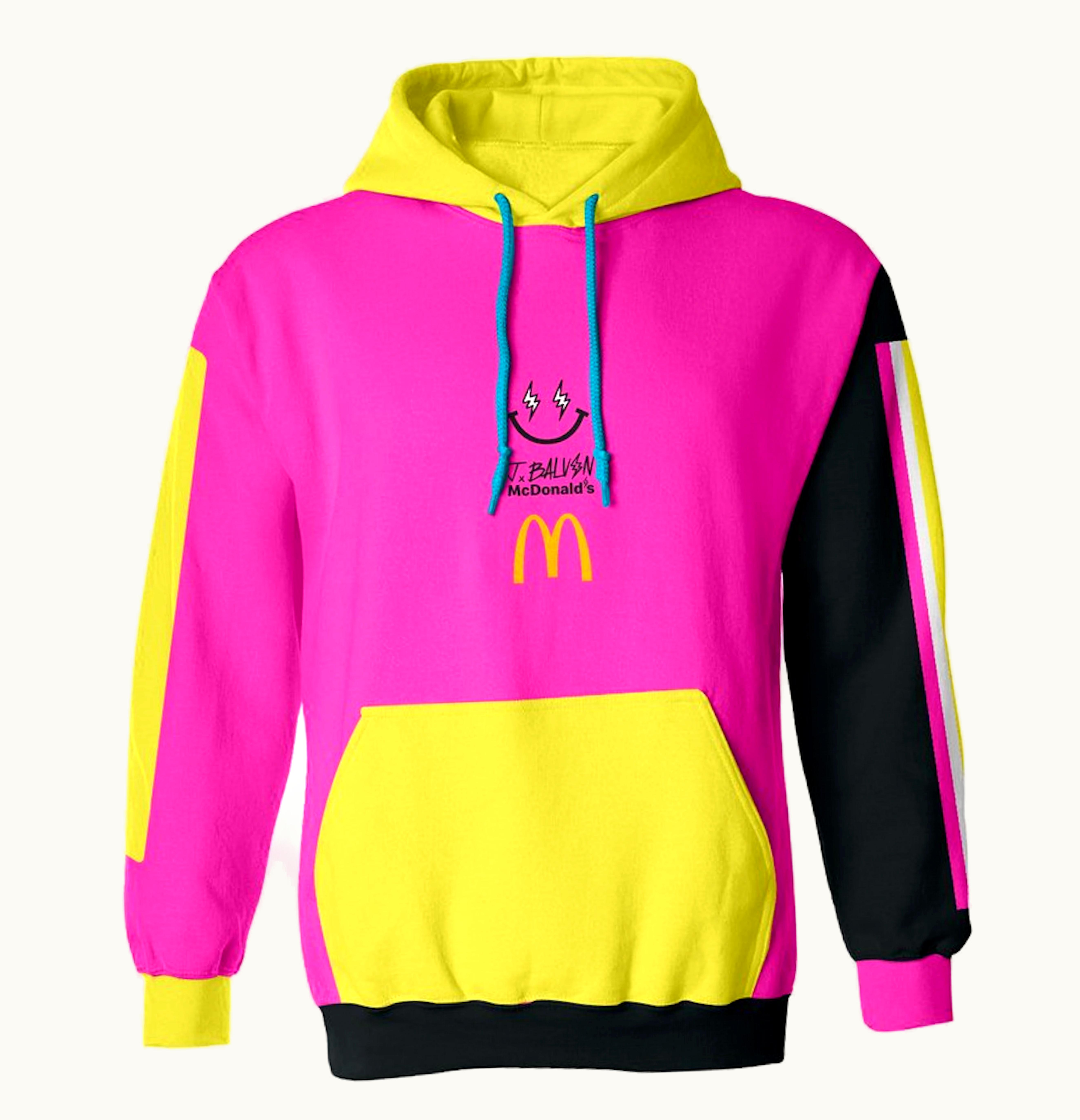 J Balvin J Balvin x McDonalds Fries and Straw Hoodie Multi