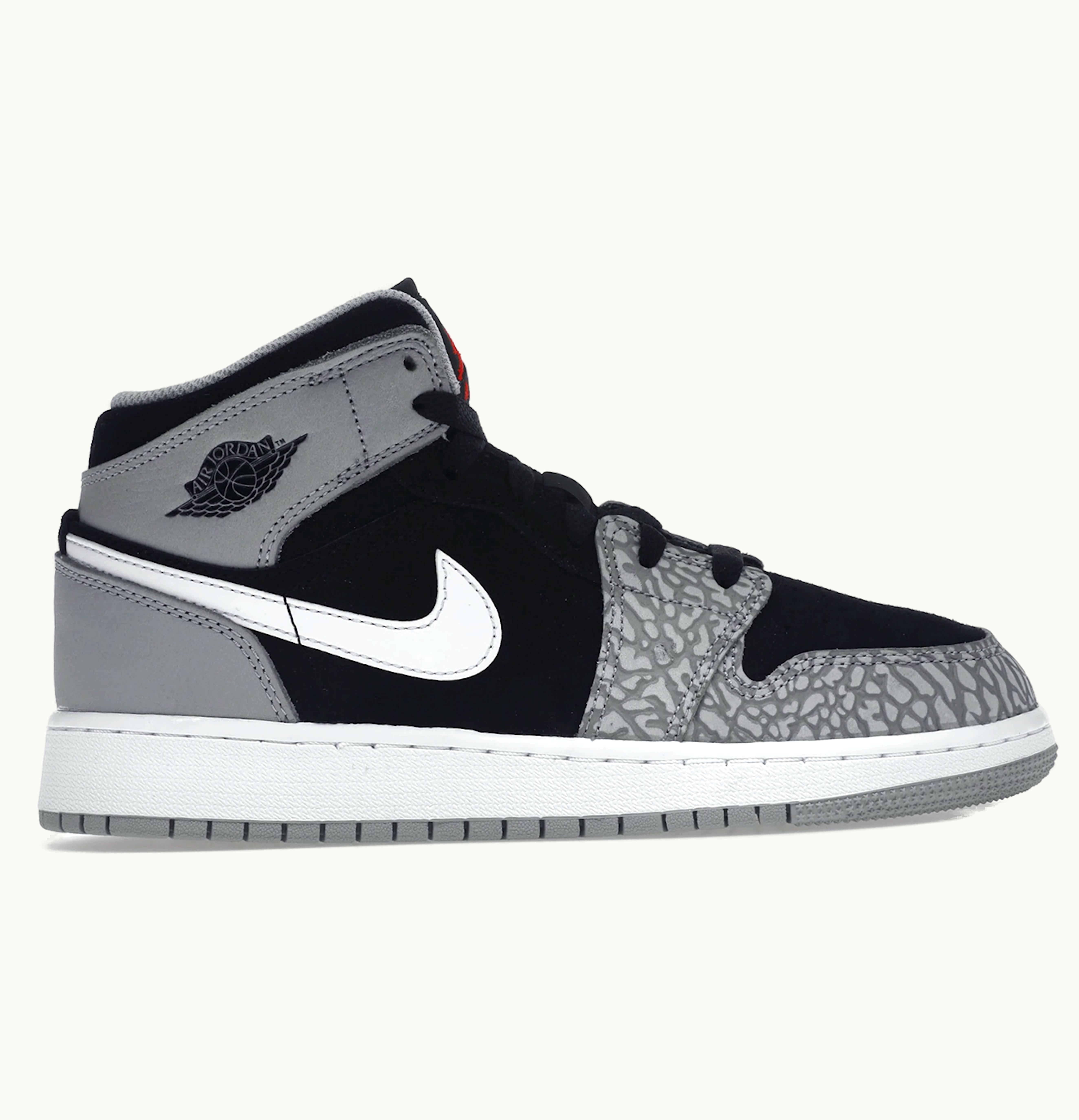 Jordan Air Jordan 1 Mid Elephant Print GS