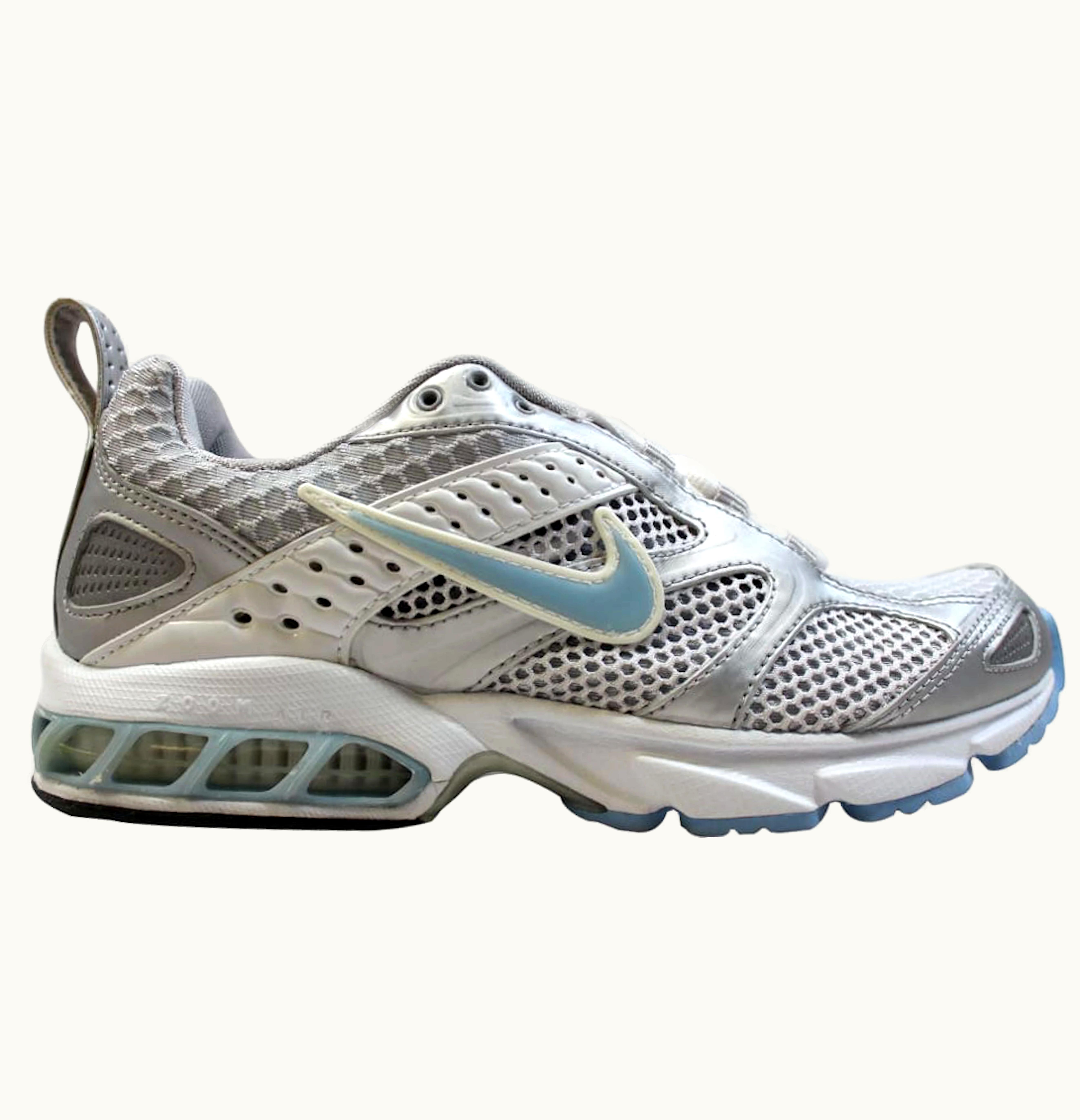 Nike Nike Air Zoom Swift IV 4 Neutral Grey Blue Cap White Metallic Silver W