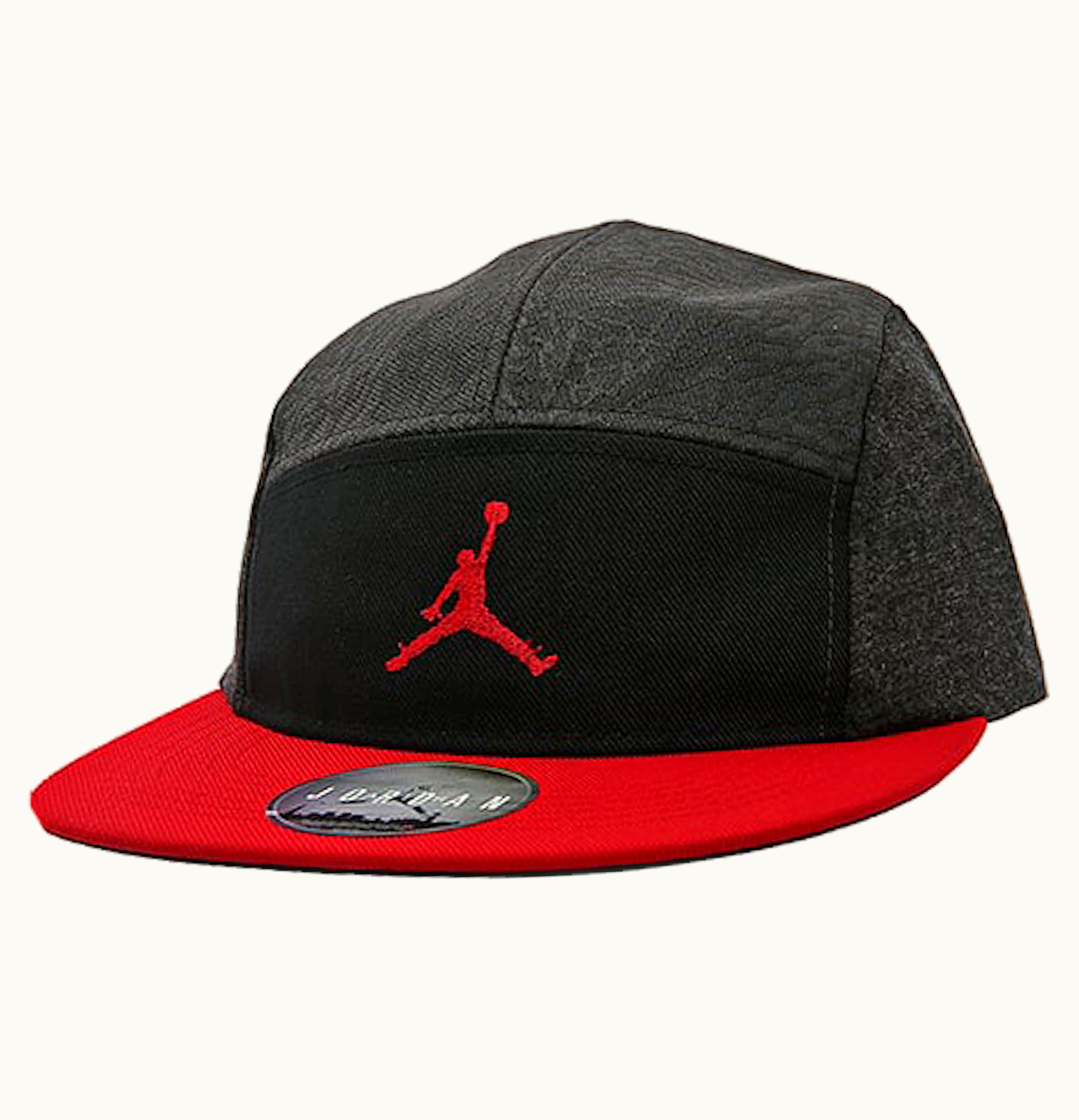 Jordan Jordan 5 Panel Elephant Adjustable Cap Black Gym Red