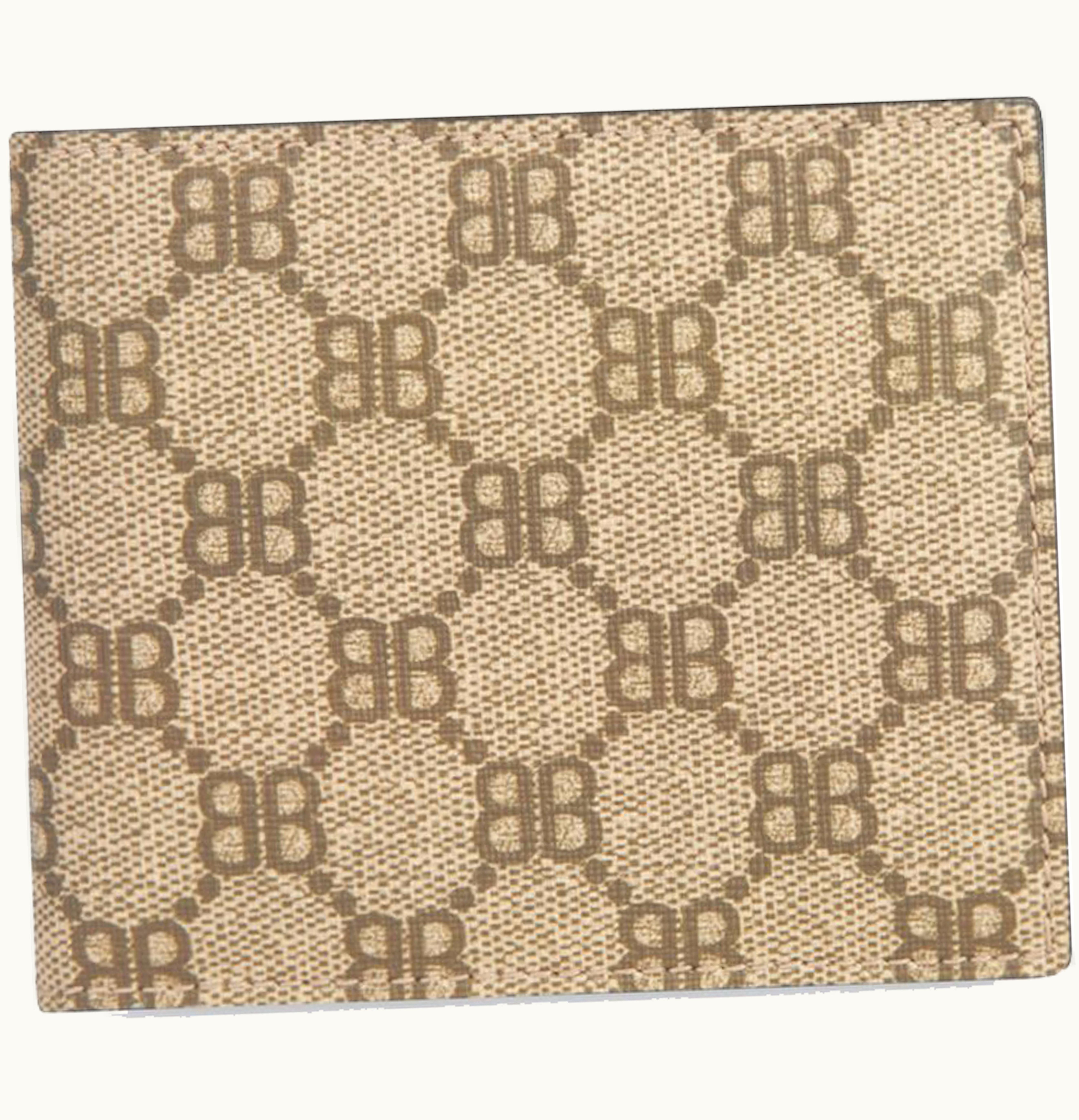 Gucci Gucci x Balenciaga The Hacker Project Bi Fold Wallet Beige