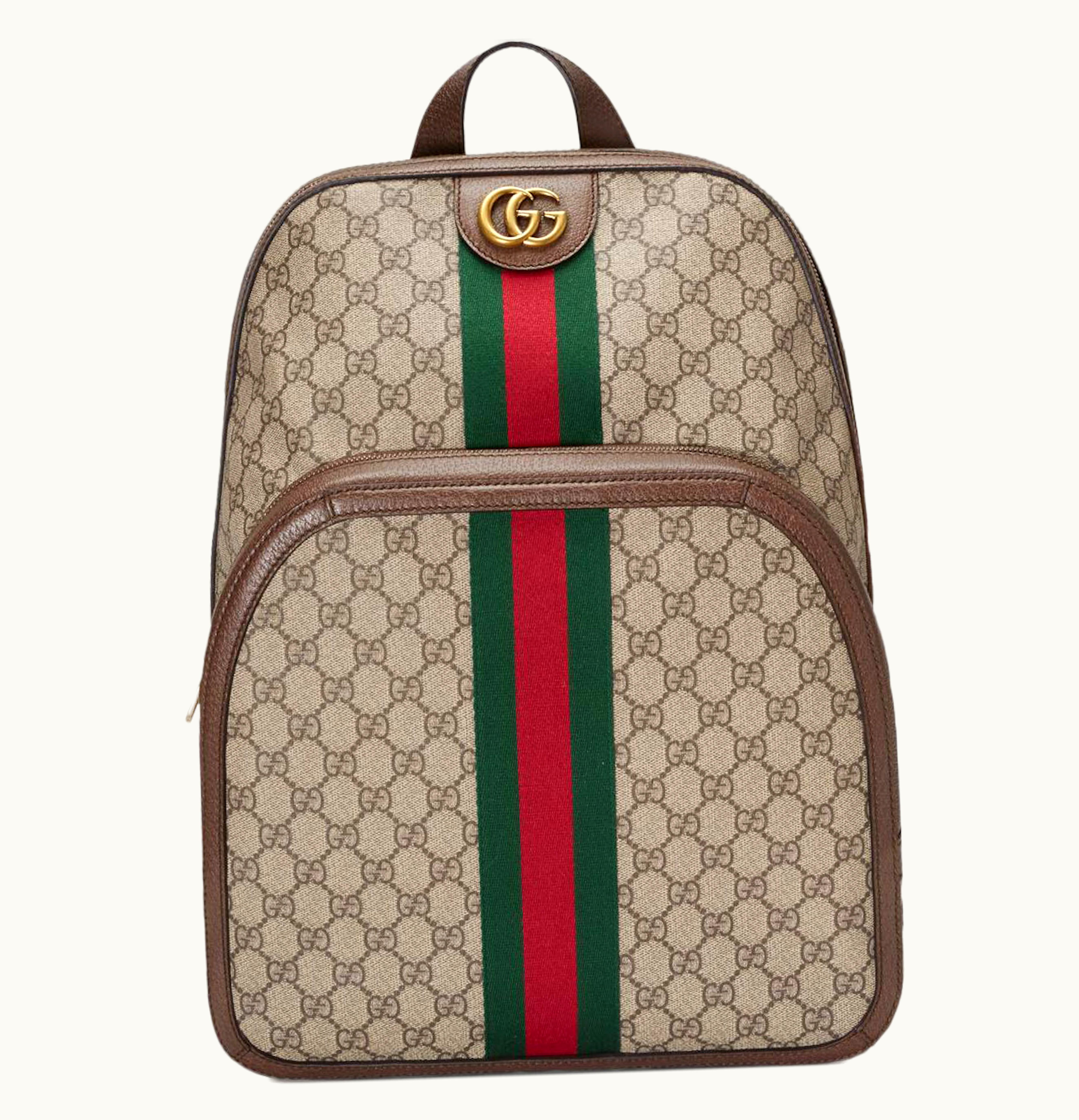 Gucci Gucci Ophidia Backpack GG Supreme Medium Beige Ebony