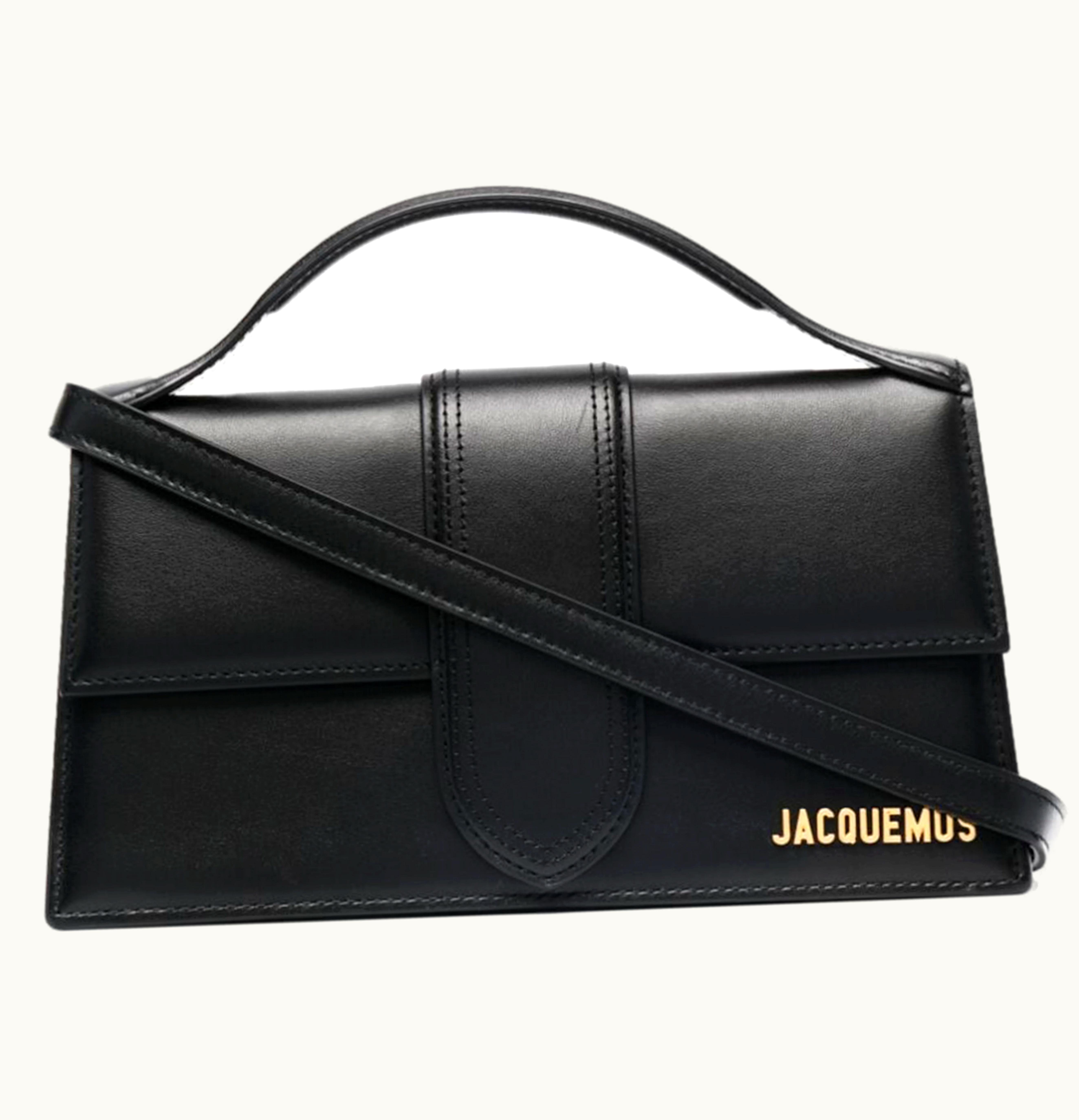 Jacquemus Jacquemus Le Grand Bambino Crossbody Strap Handbag Black