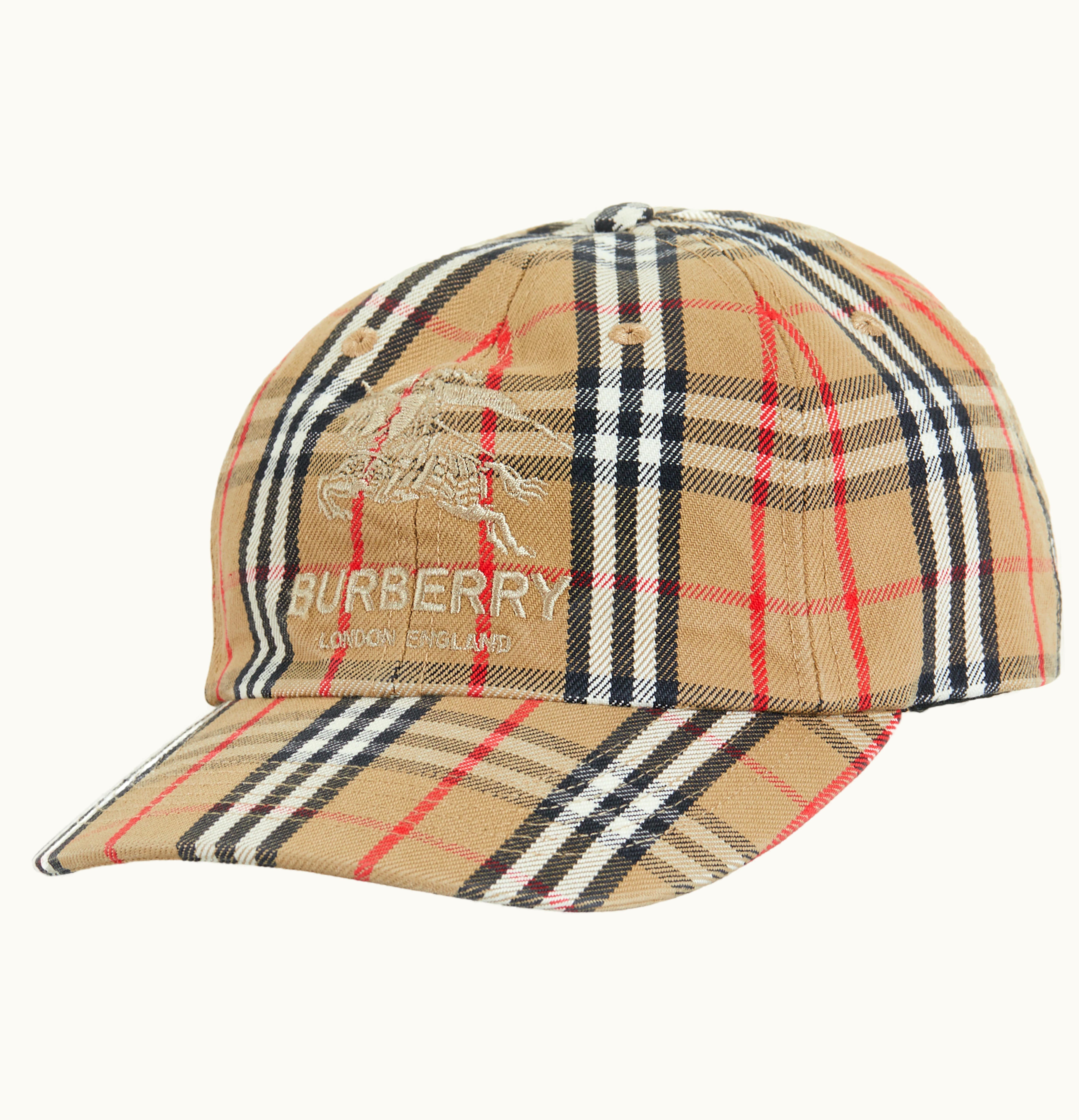 Supreme Supreme Burberry Denim 6 Panel Beige