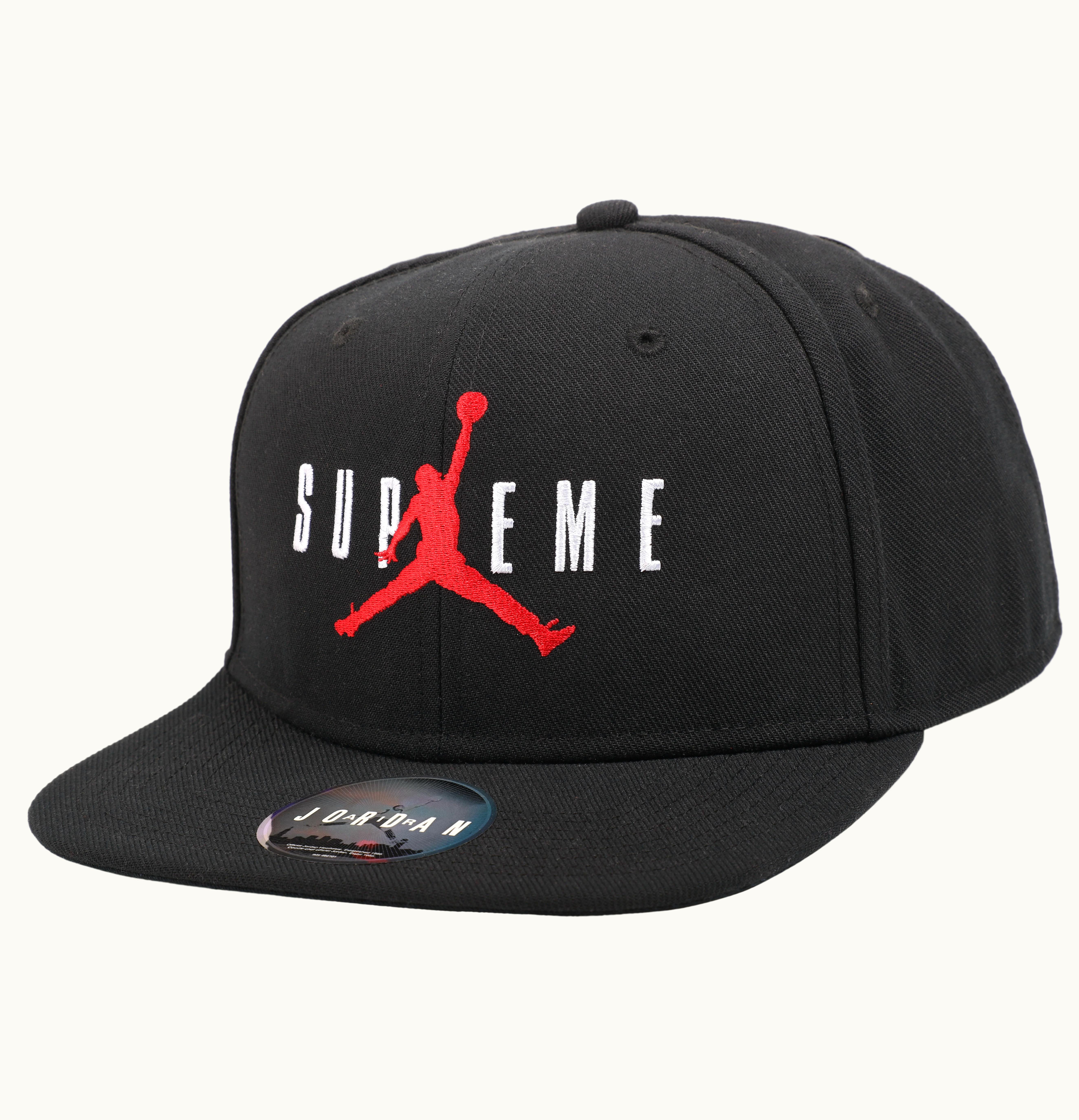 Supreme Supreme Jordan 6 Panel Hat Black