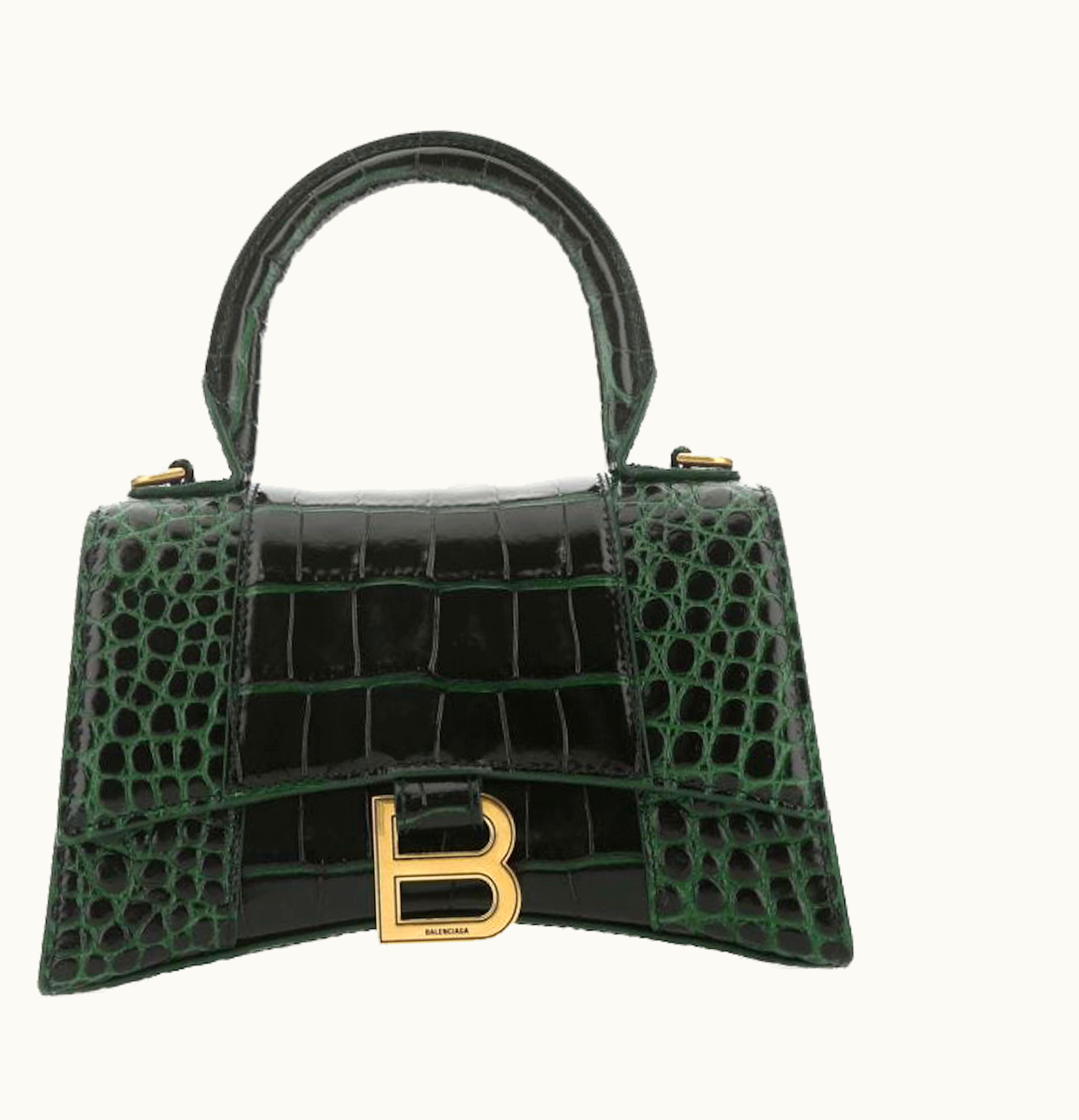 Balenciaga Balenciaga Hourglass Handbag Bottle Green